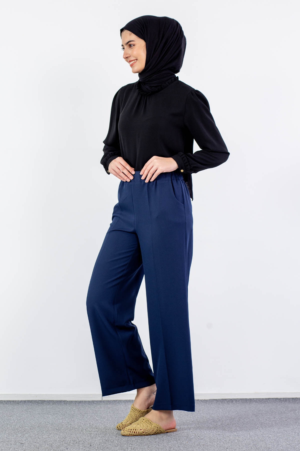 002 Pantolon 38-52 - Lacivert - 2