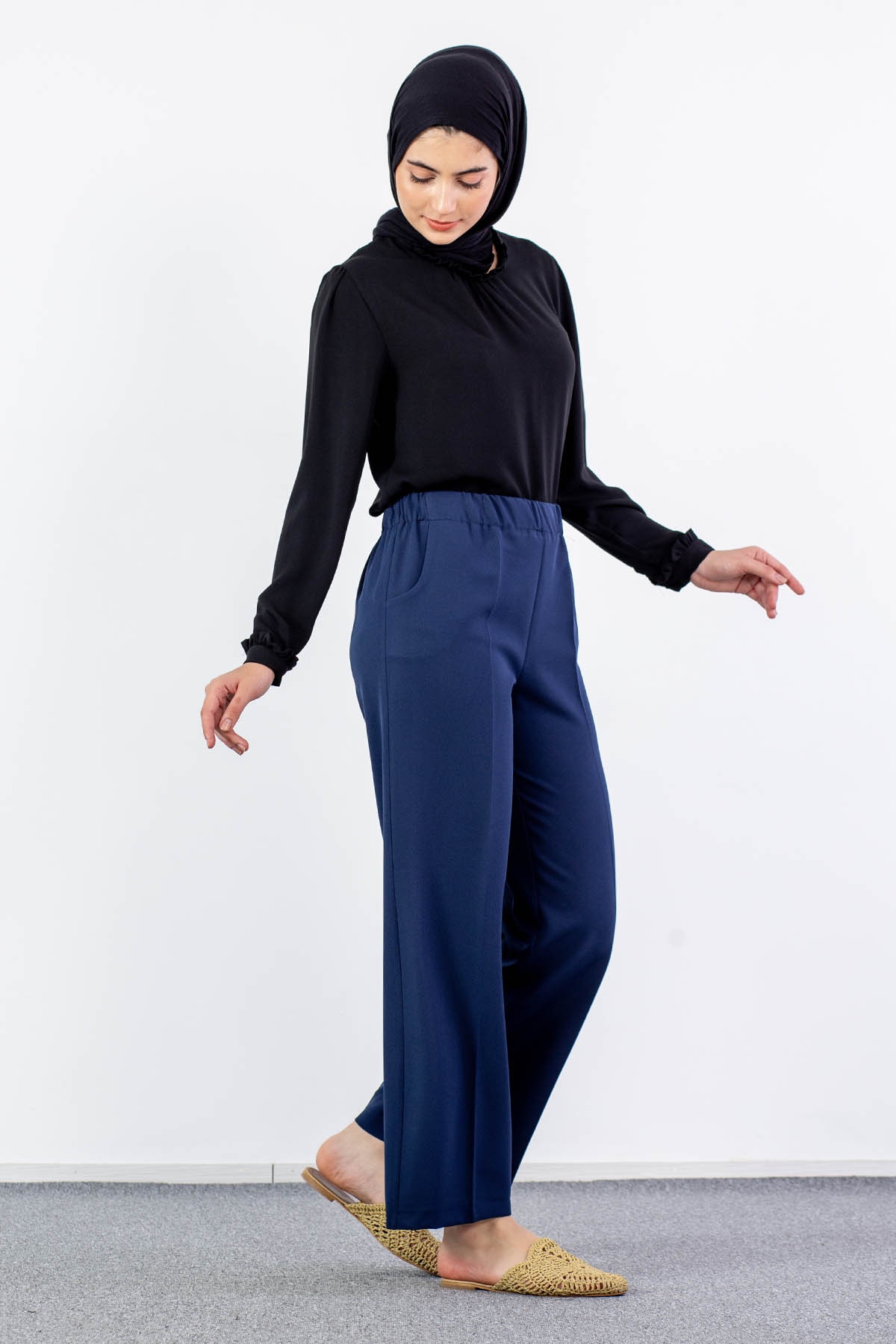 002 Pantolon 38-52 - Lacivert - 3