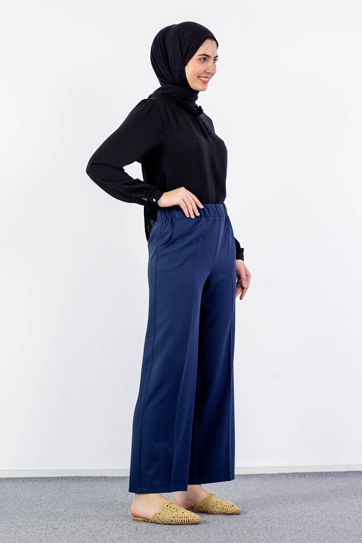 002 Pantolon 38-52 - Lacivert - 4