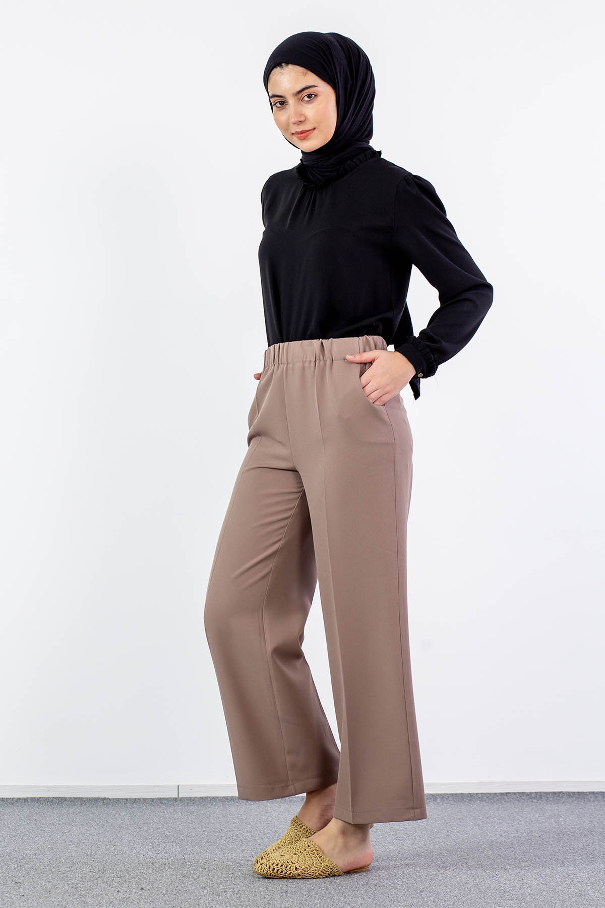 002 Pantolon 38-52 - Vizon - - 2