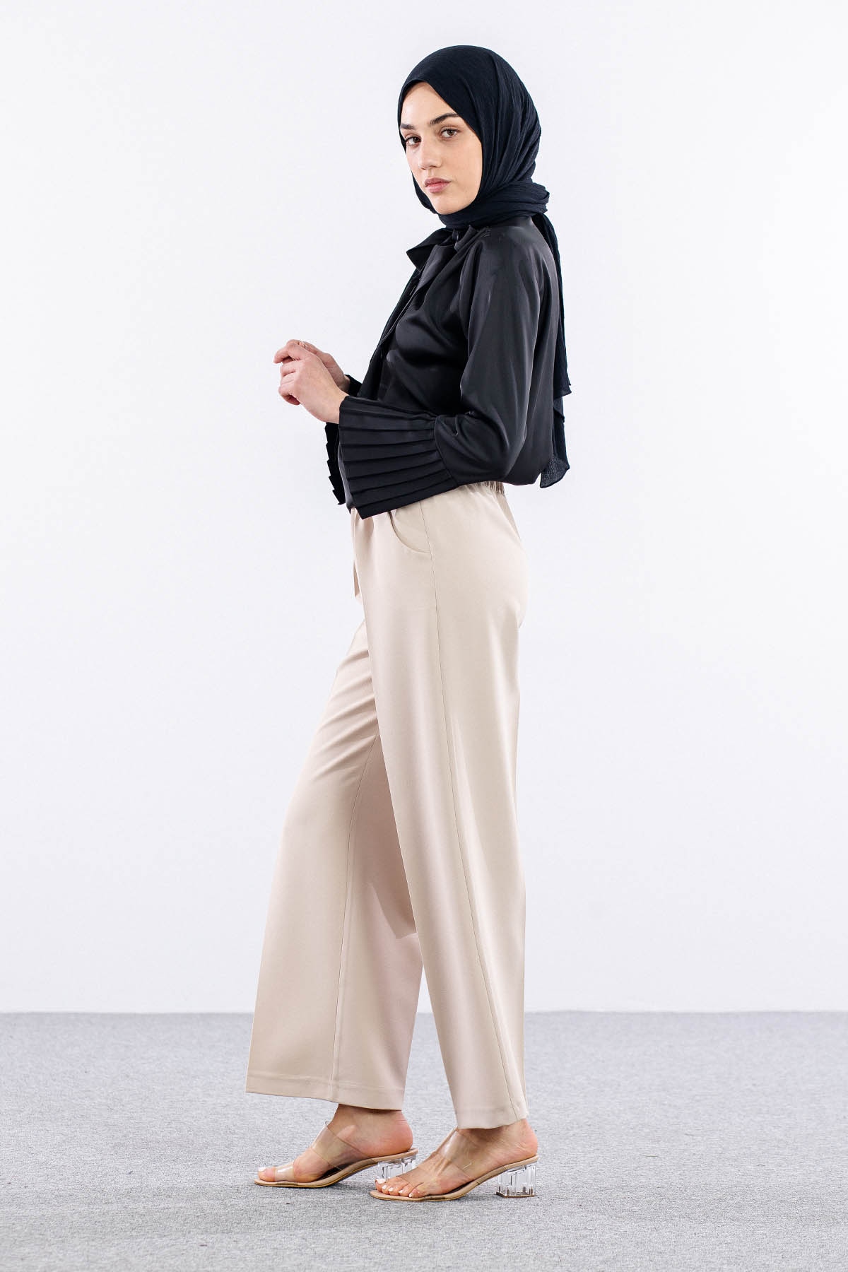 002 Pantolon 40-50 - Bej  - - 4