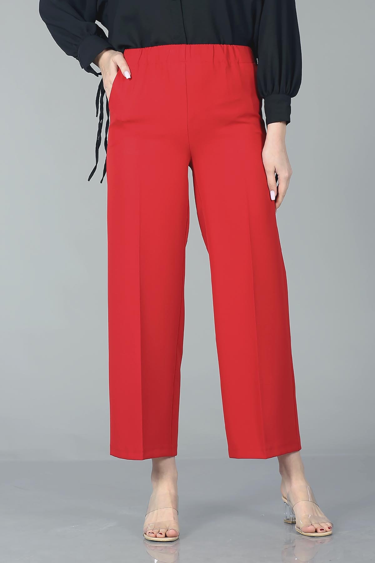 002 Pantolon 40-50 - Kirmizi - 1