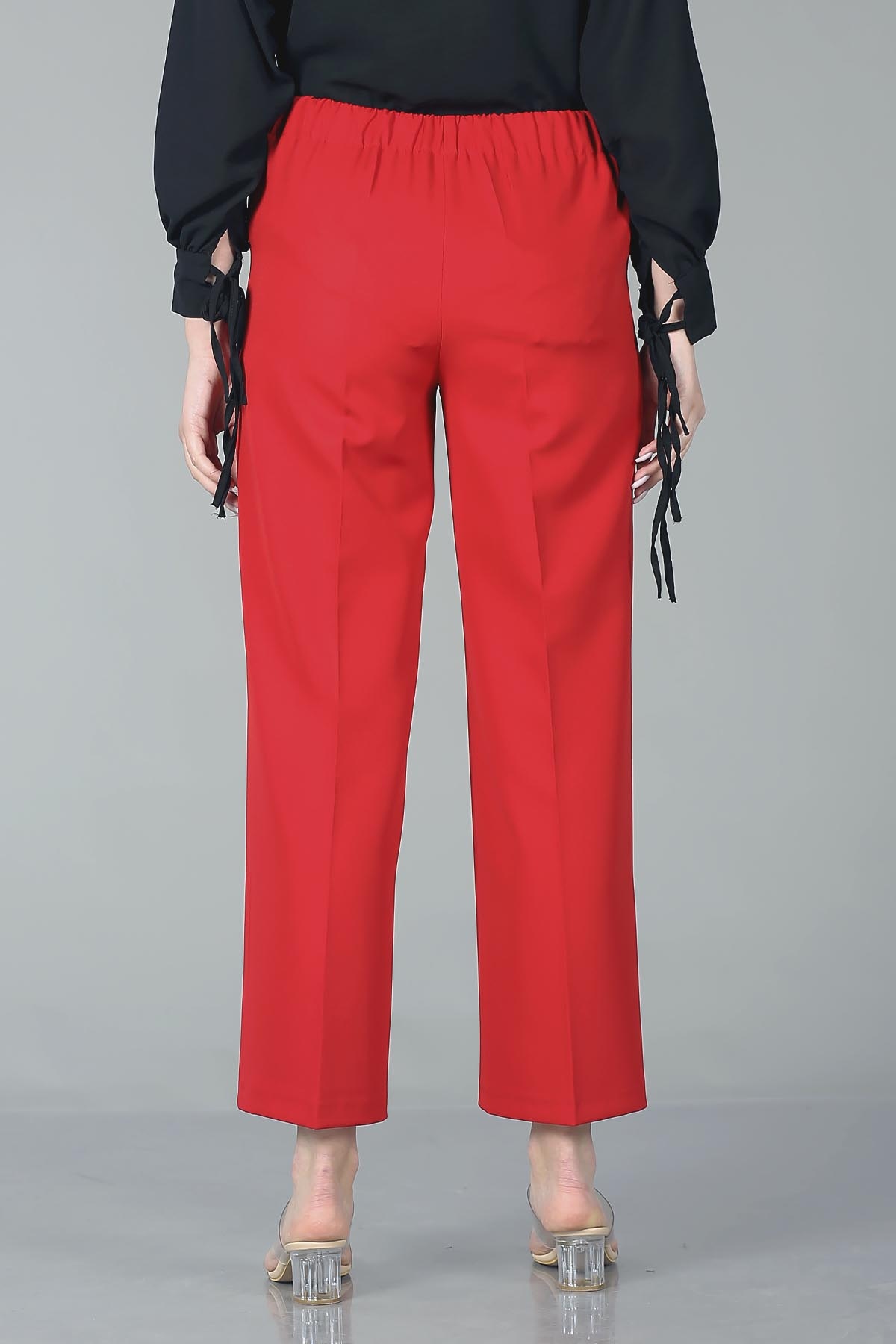 002 Pantolon 40-50 - Kirmizi - 3