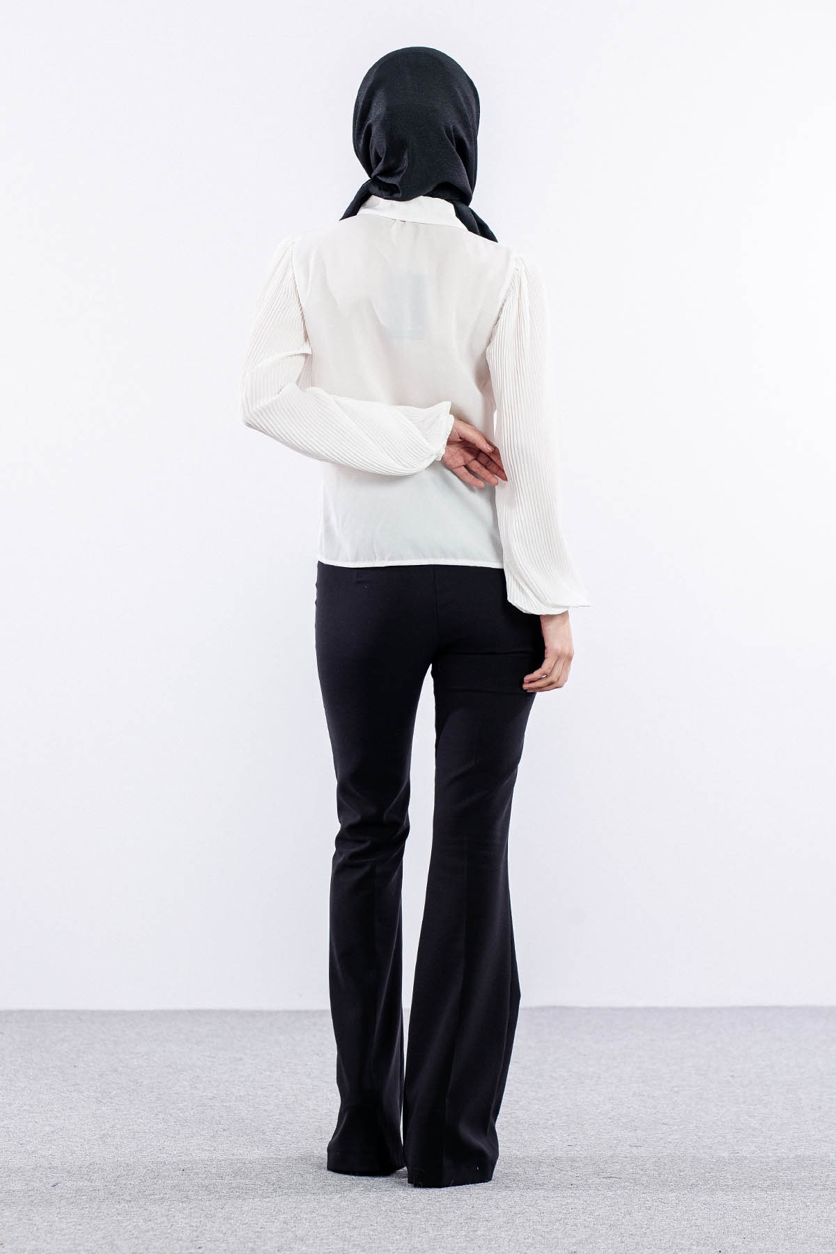 0100  Gömlek 38-44 - Ekru - 5