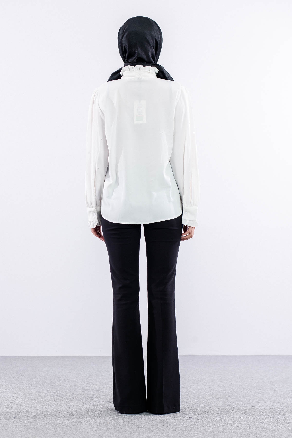 0228 Gömlek 38-44 - Ekru - 5