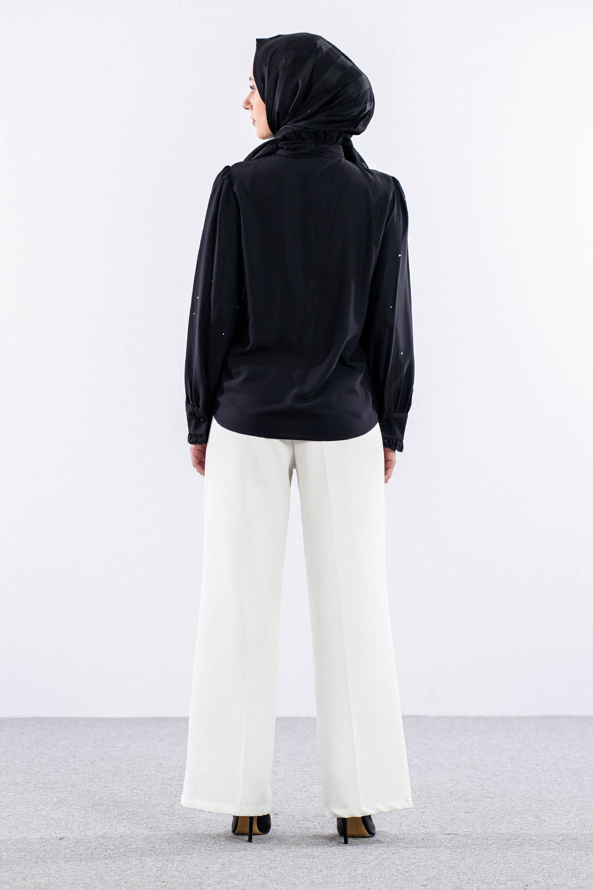 0228 Gömlek 38-44 - Siyah - 5