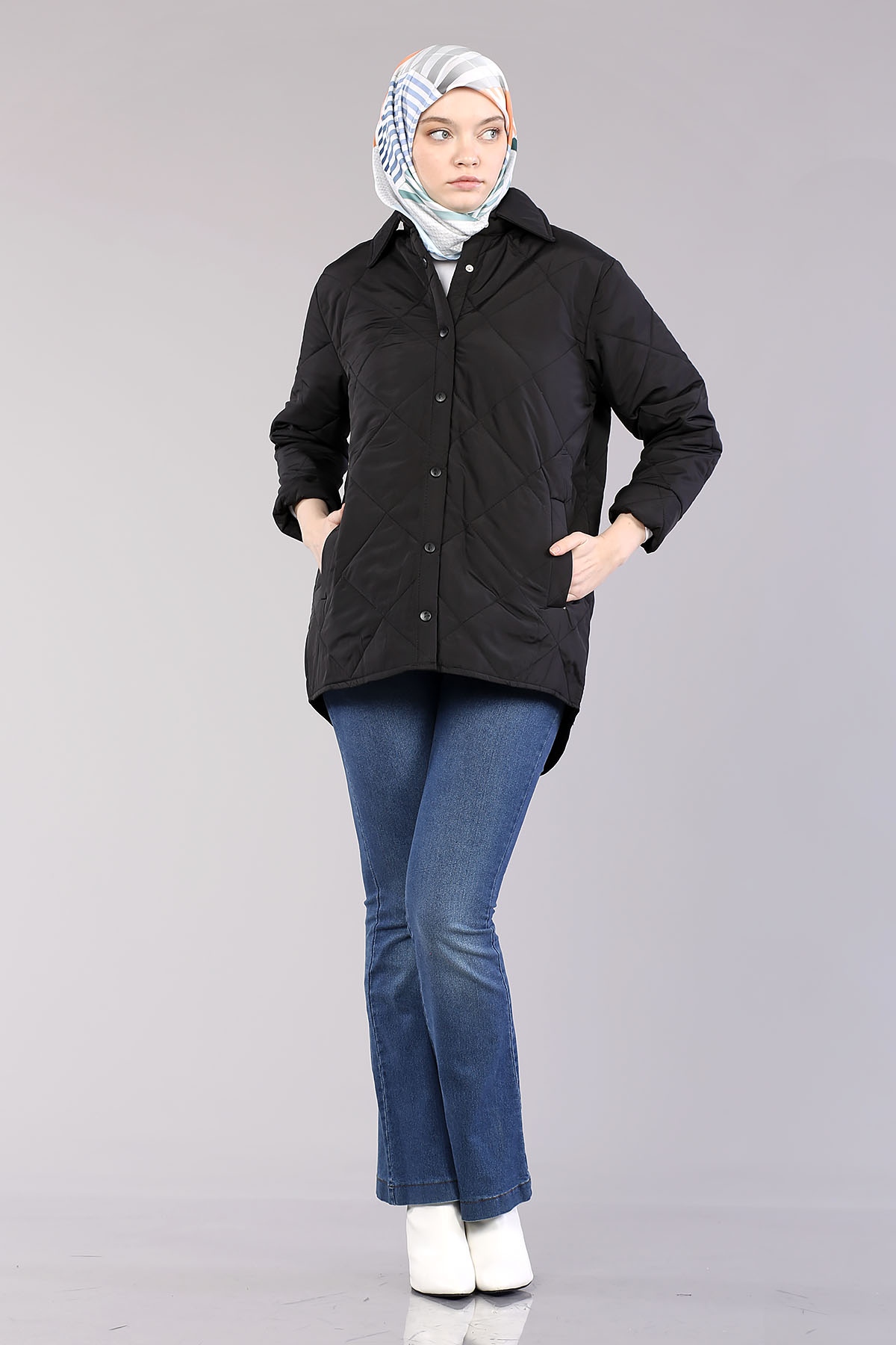 024 şişme Kaban S-m-l-xl - Siyah - 1