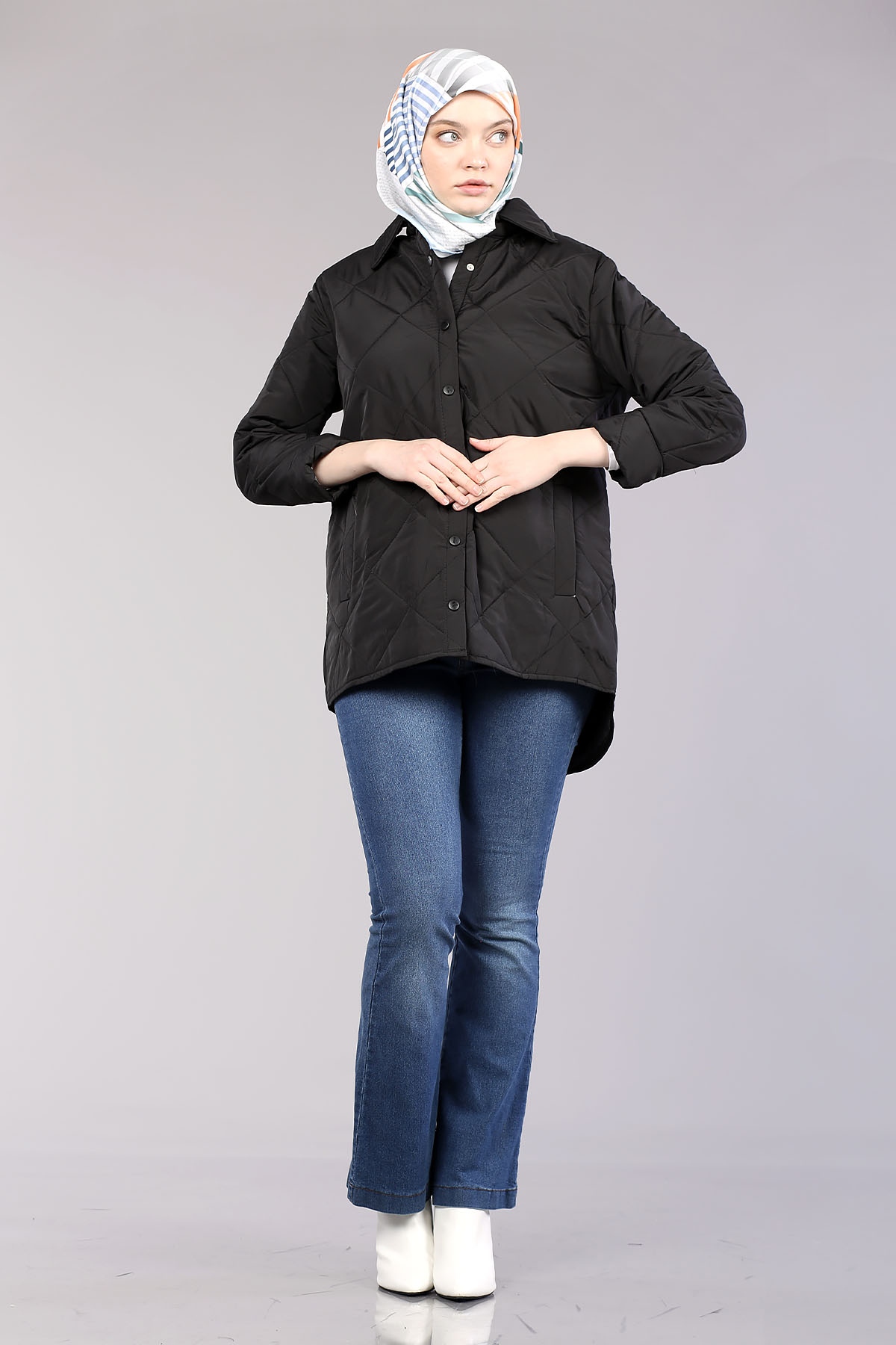 024 şişme Kaban S-m-l-xl - Siyah - 3