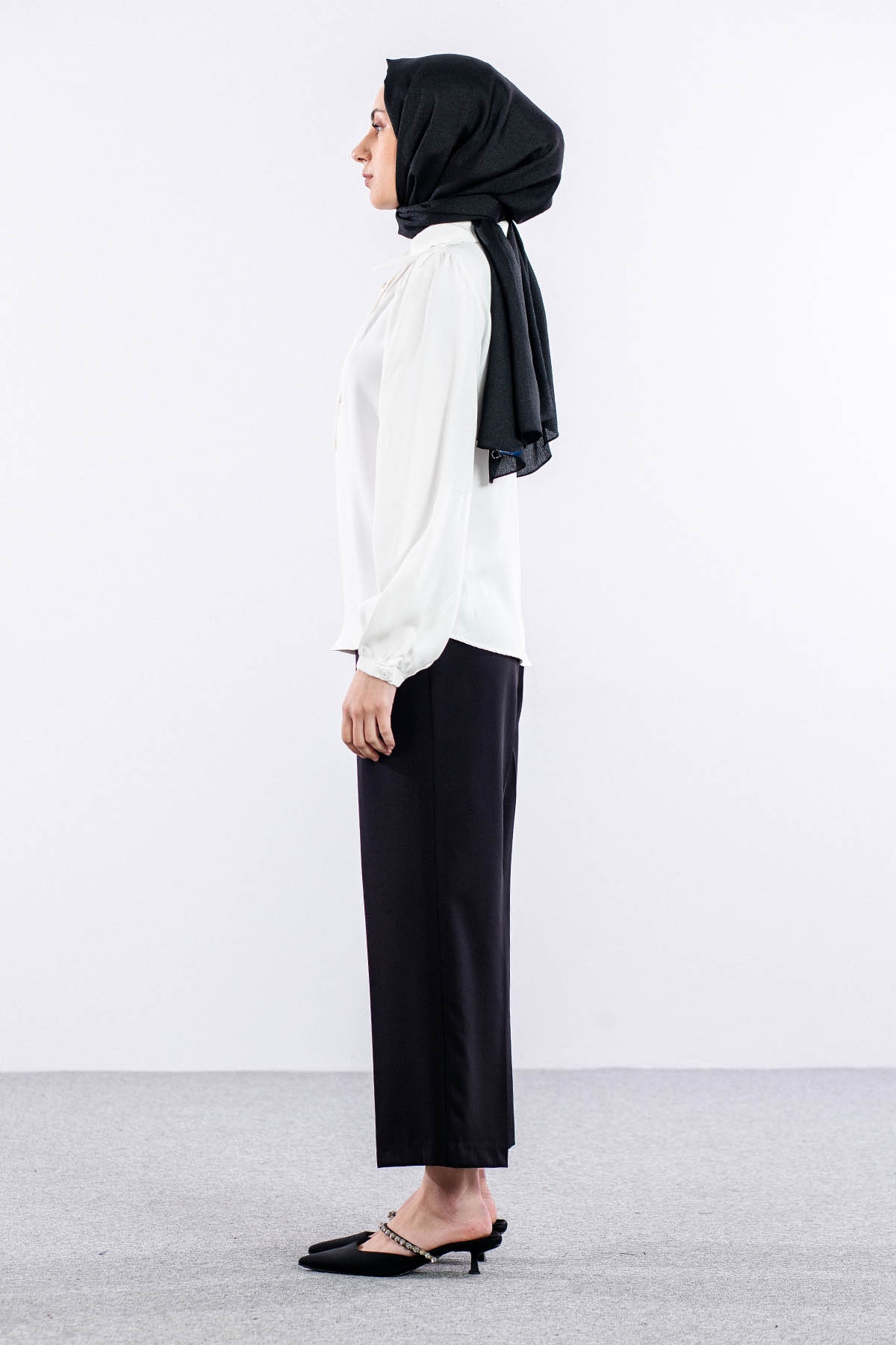 0420 Gömlek 38-44 - Ekru - 3