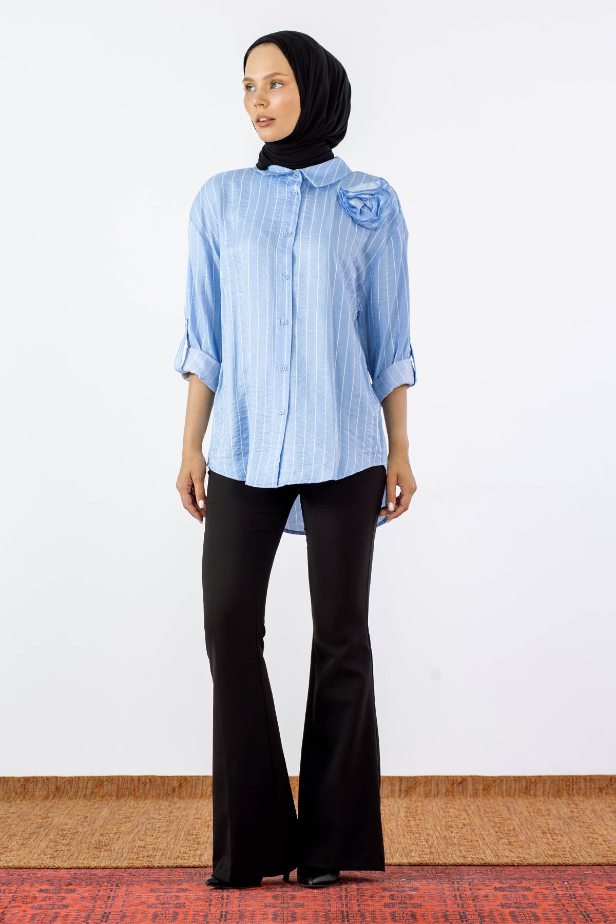 1003332 Gömlek S-m / L-xl - Mavi - 1