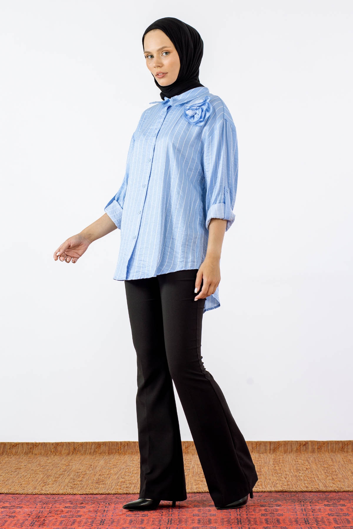 1003332 Gömlek S-m / L-xl - Mavi - 2