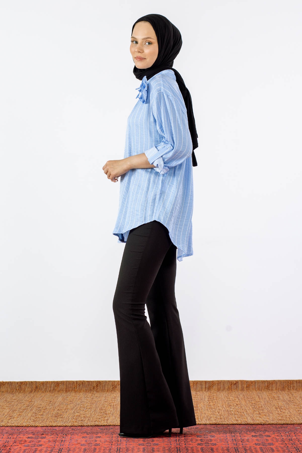 1003332 Gömlek S-m / L-xl - Mavi - 3