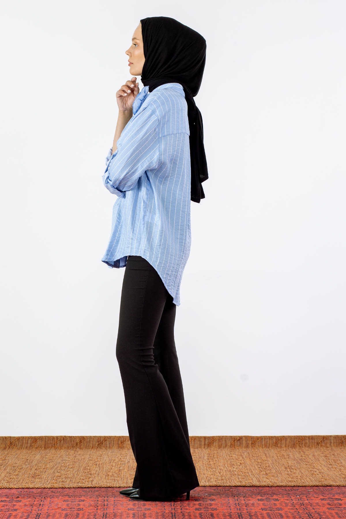 1003332 Gömlek S-m / L-xl - Mavi - 4