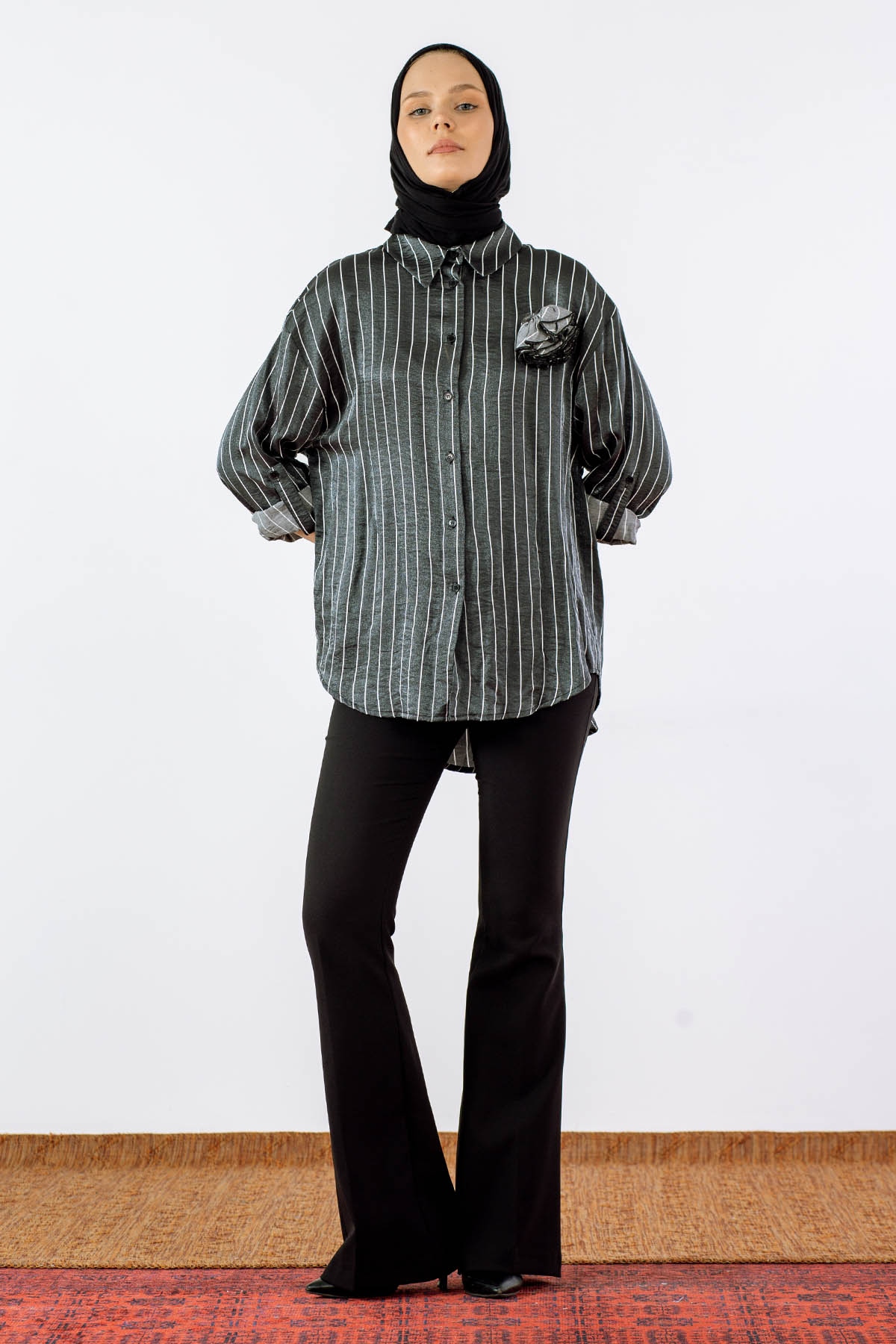 1003332 Gömlek S-m / L-xl - Siyah - 1