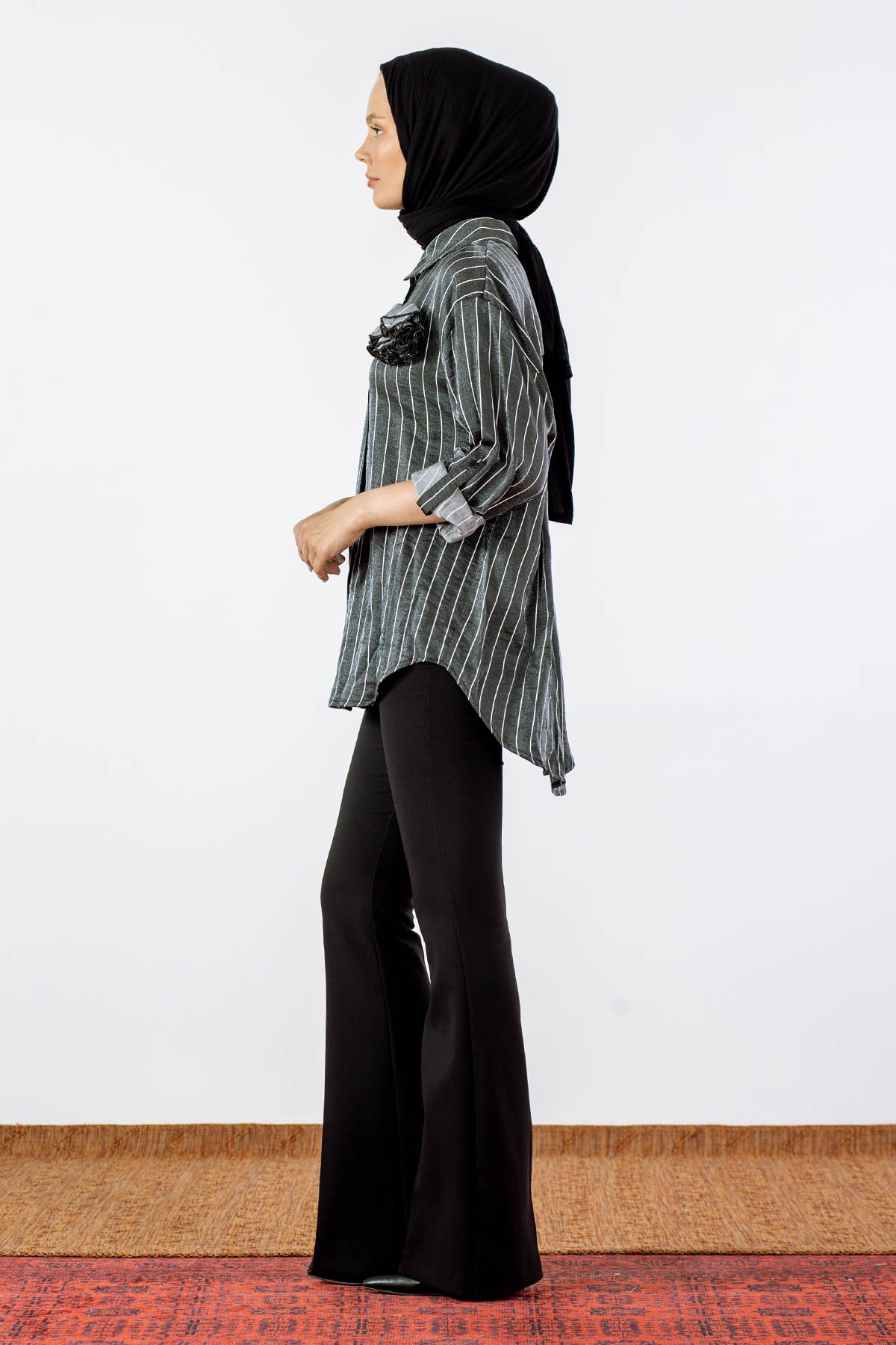 1003332 Gömlek S-m / L-xl - Siyah - 3