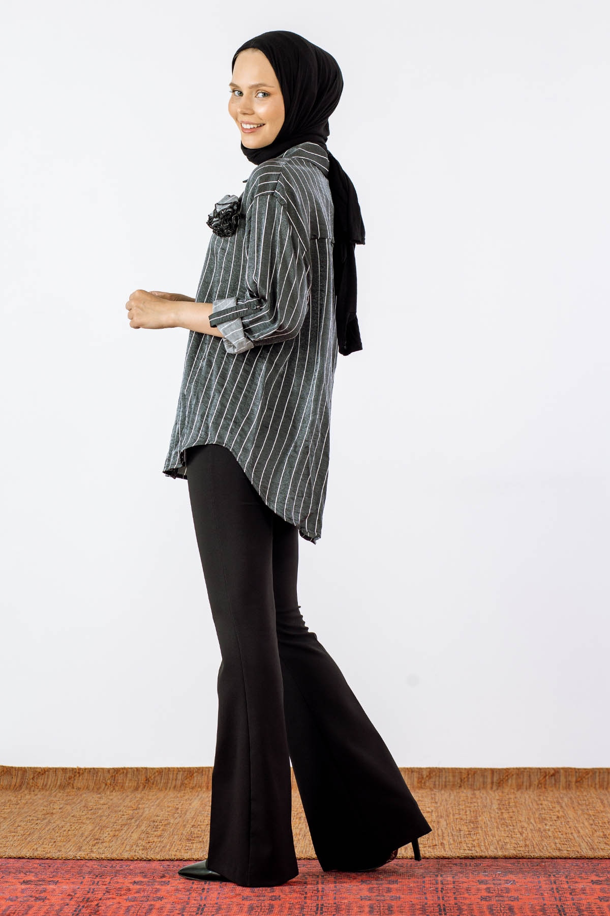 1003332 Gömlek S-m / L-xl - Siyah - 5