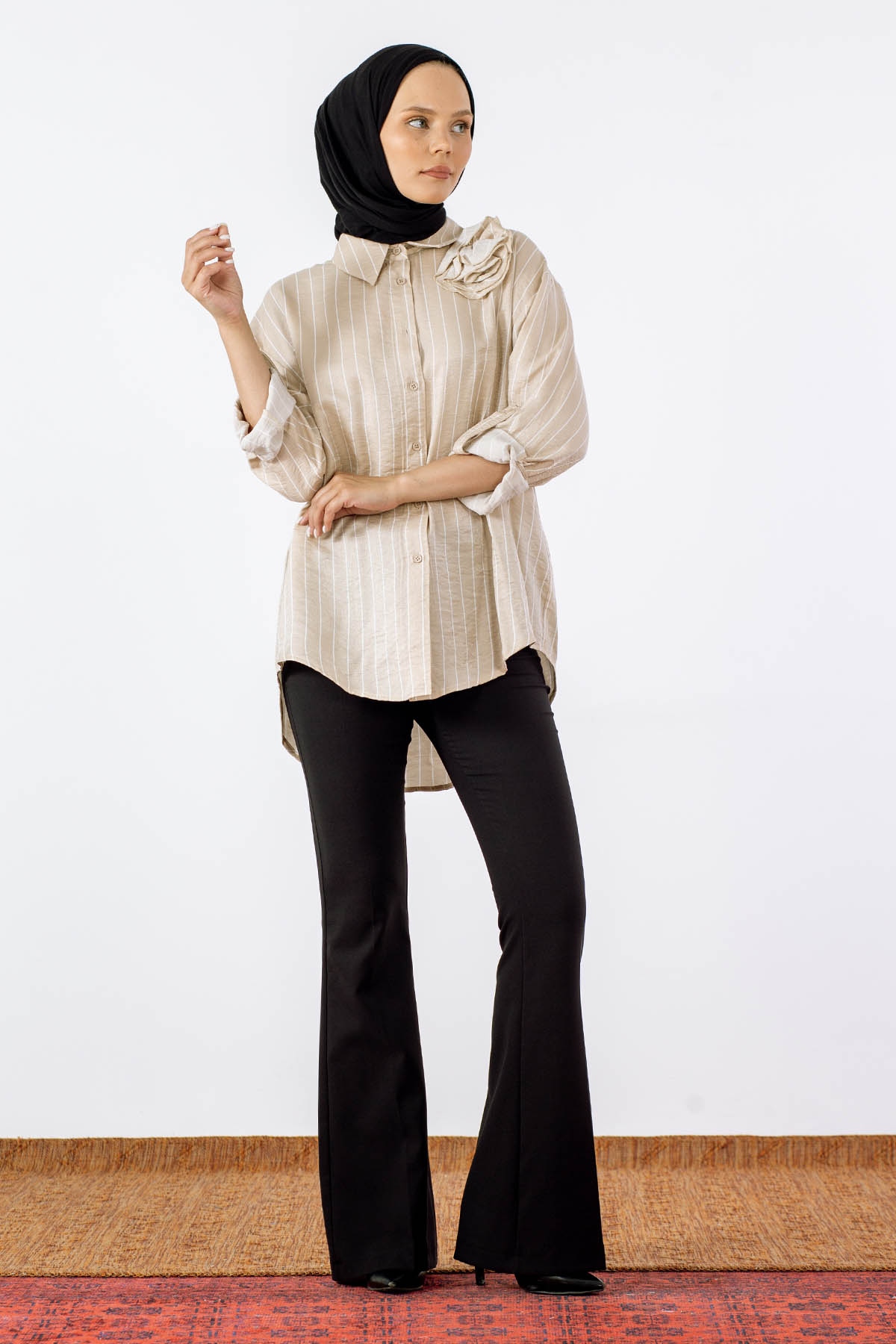 1003332 Gömlek S-m / L-xl - Toprak - 1