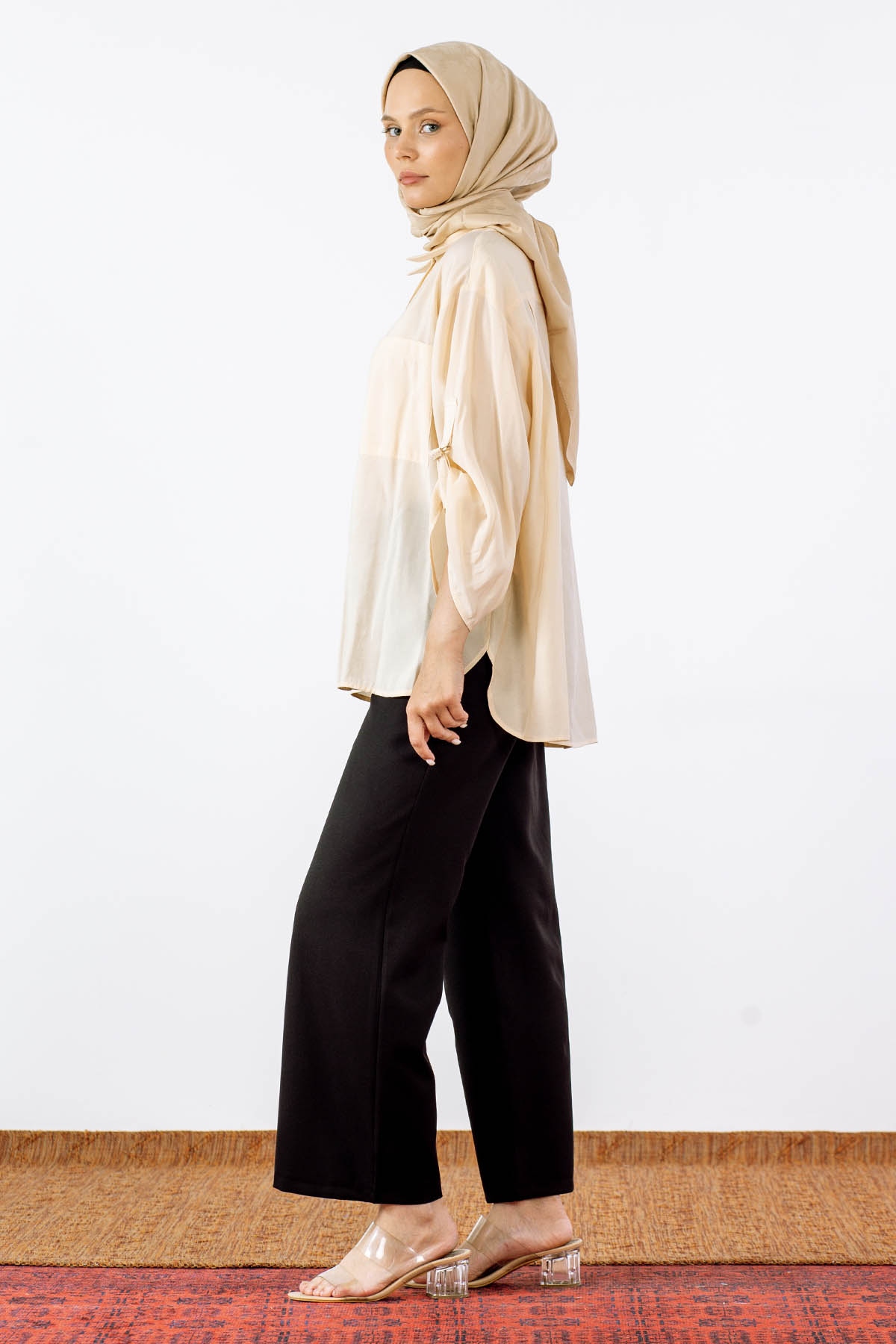 1003361 Gömlek S-m/l-xl - Bej - 3