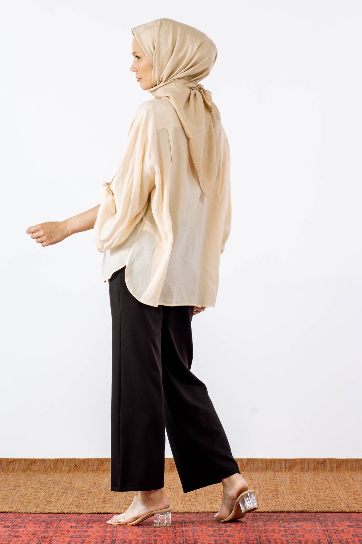 1003361 Gömlek S-m/l-xl - Bej - 4