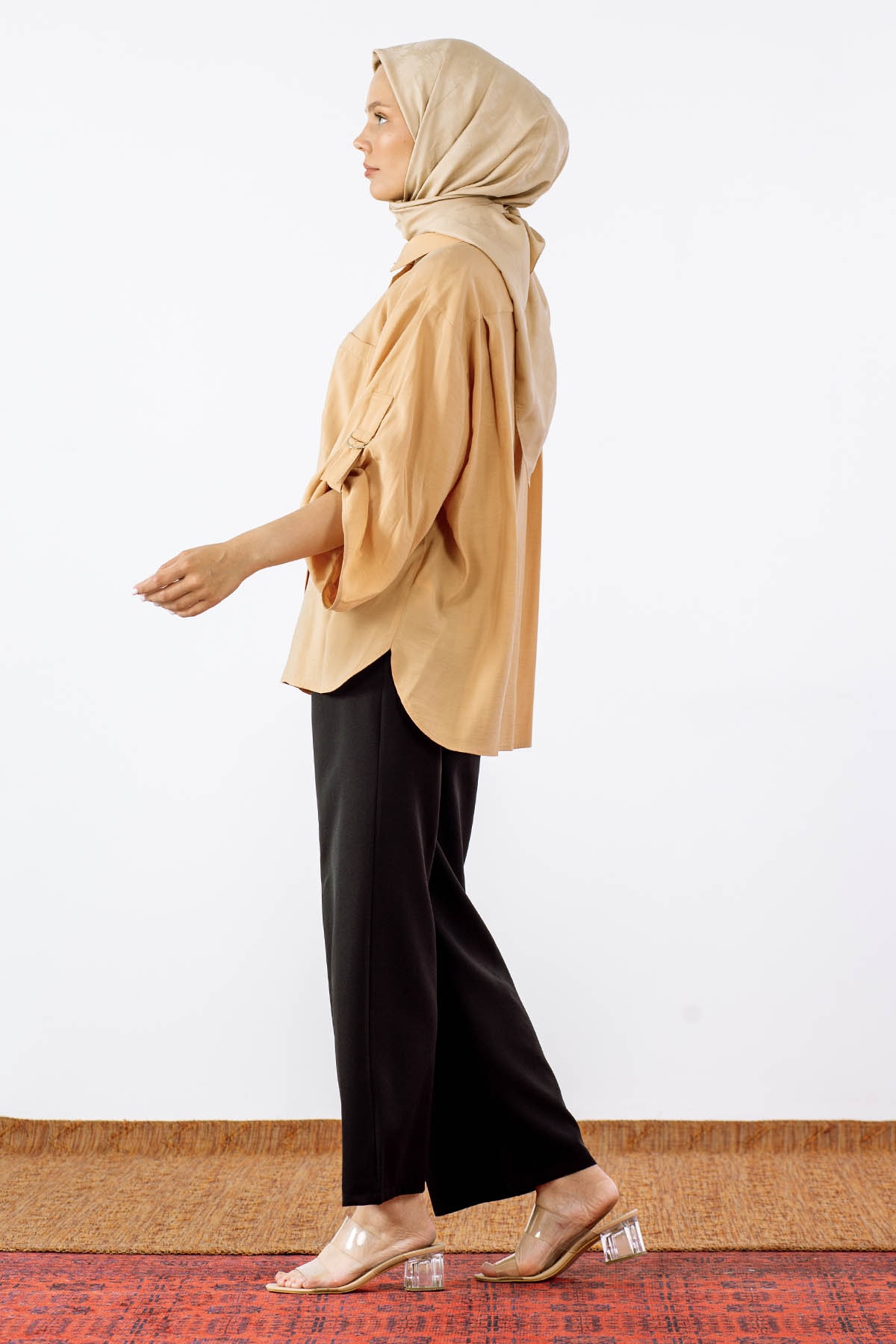 1003361 Gömlek S-m/l-xl - Camel - 4