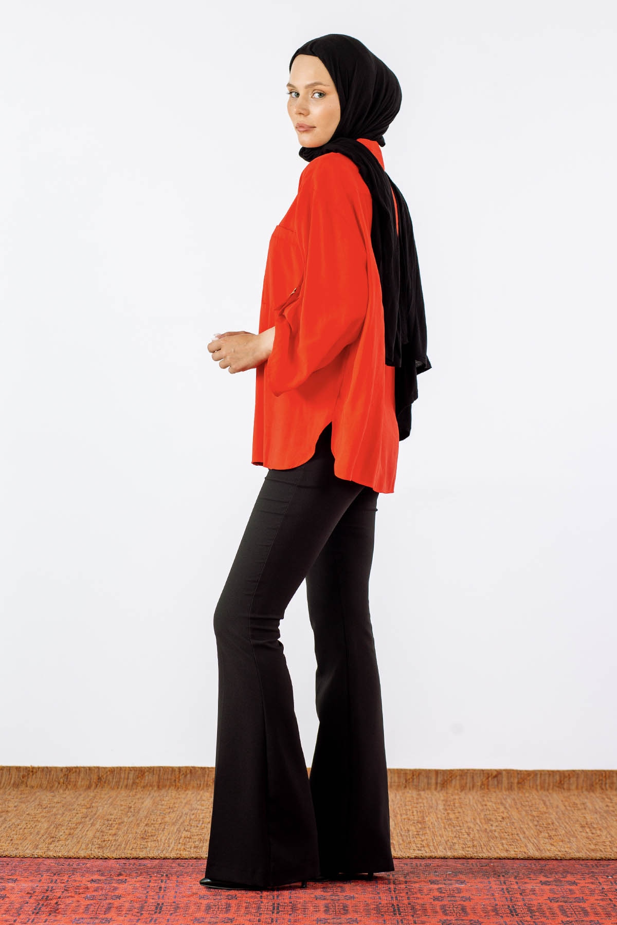 1003361 Gömlek S-m/l-xl - Kirmizi - 3