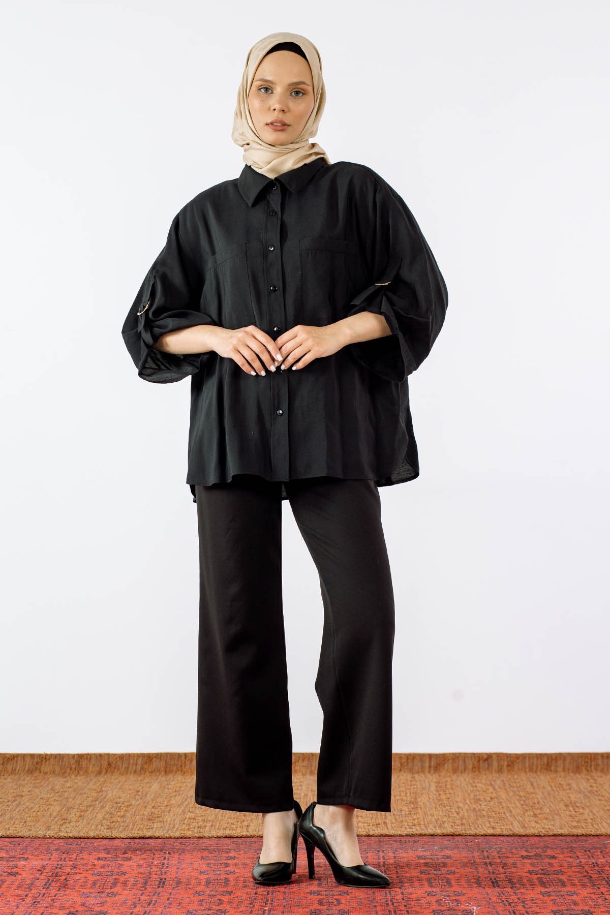 1003361 Gömlek S-m/l-xl - Siyah - 1