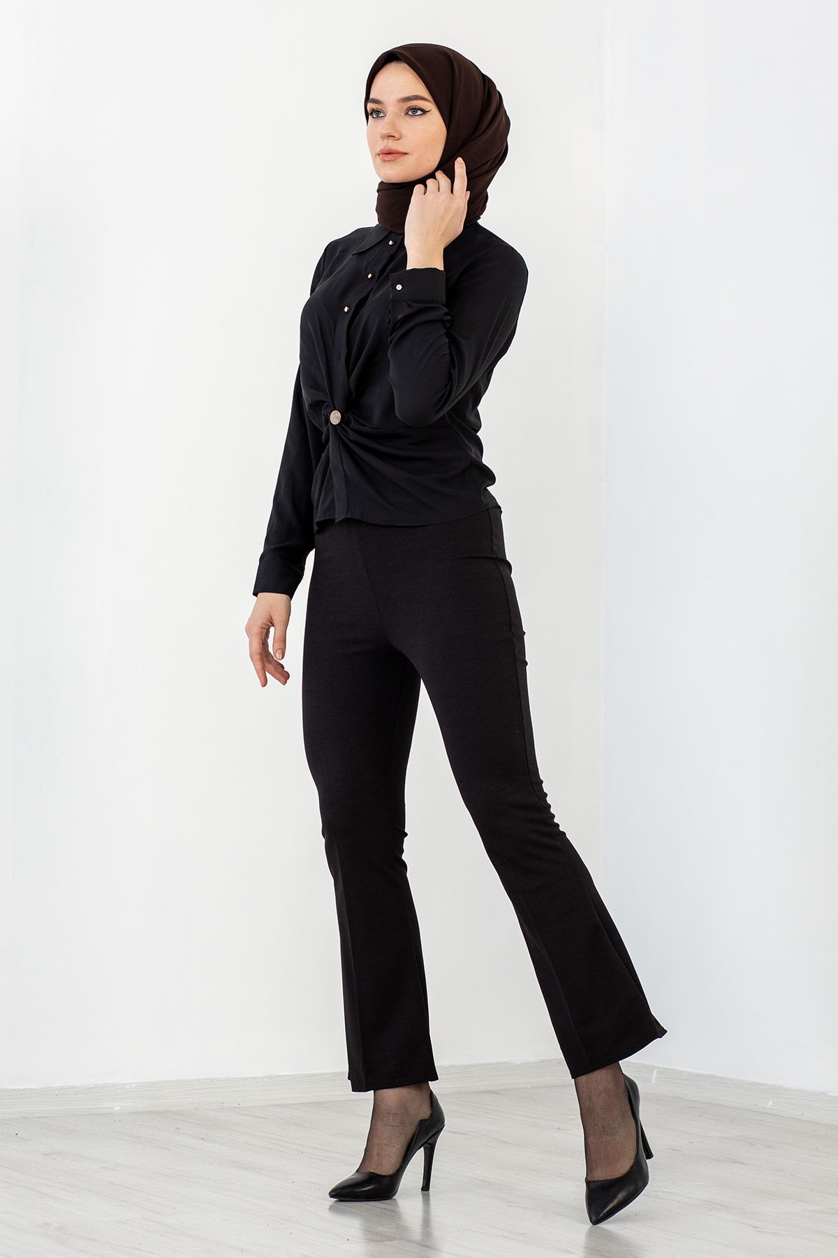 1013 Pantolon 38-48 I - Siyah - 2