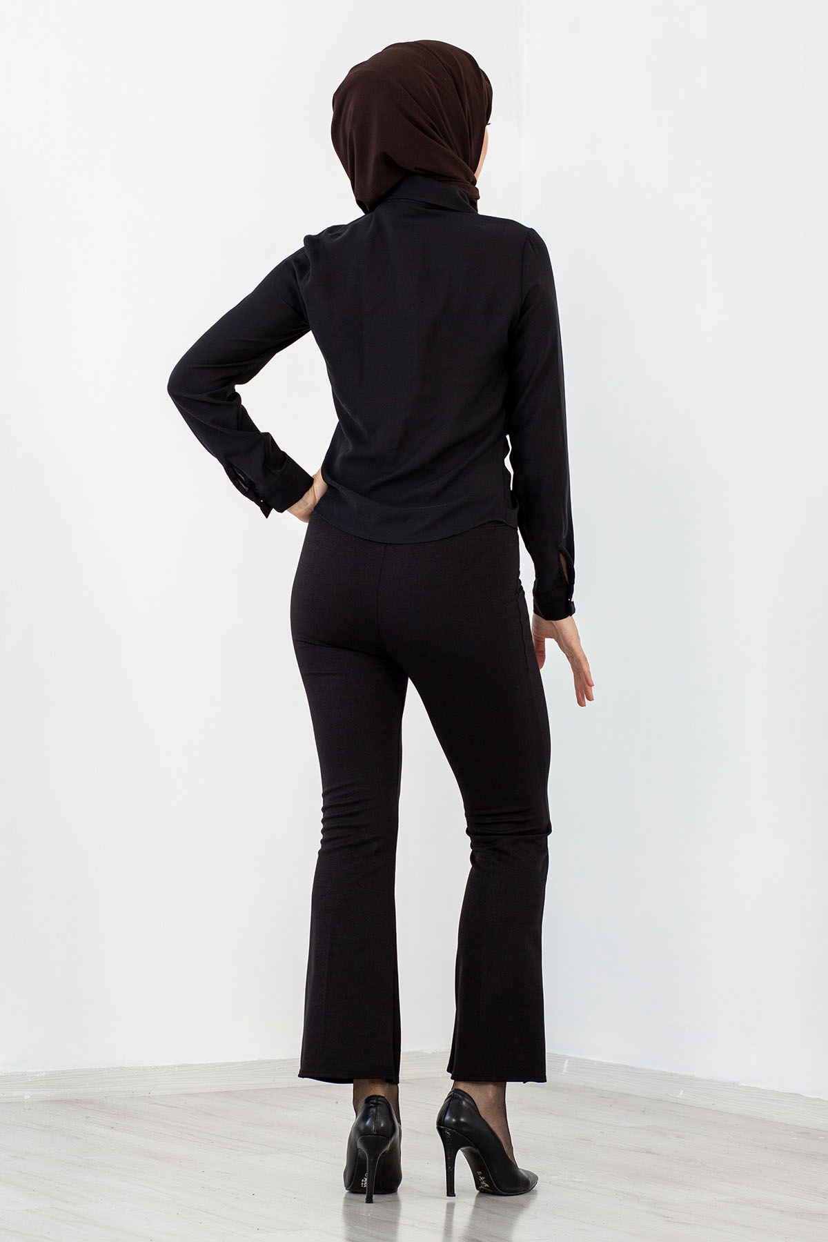 1013 Pantolon 38-48 I - Siyah - 3