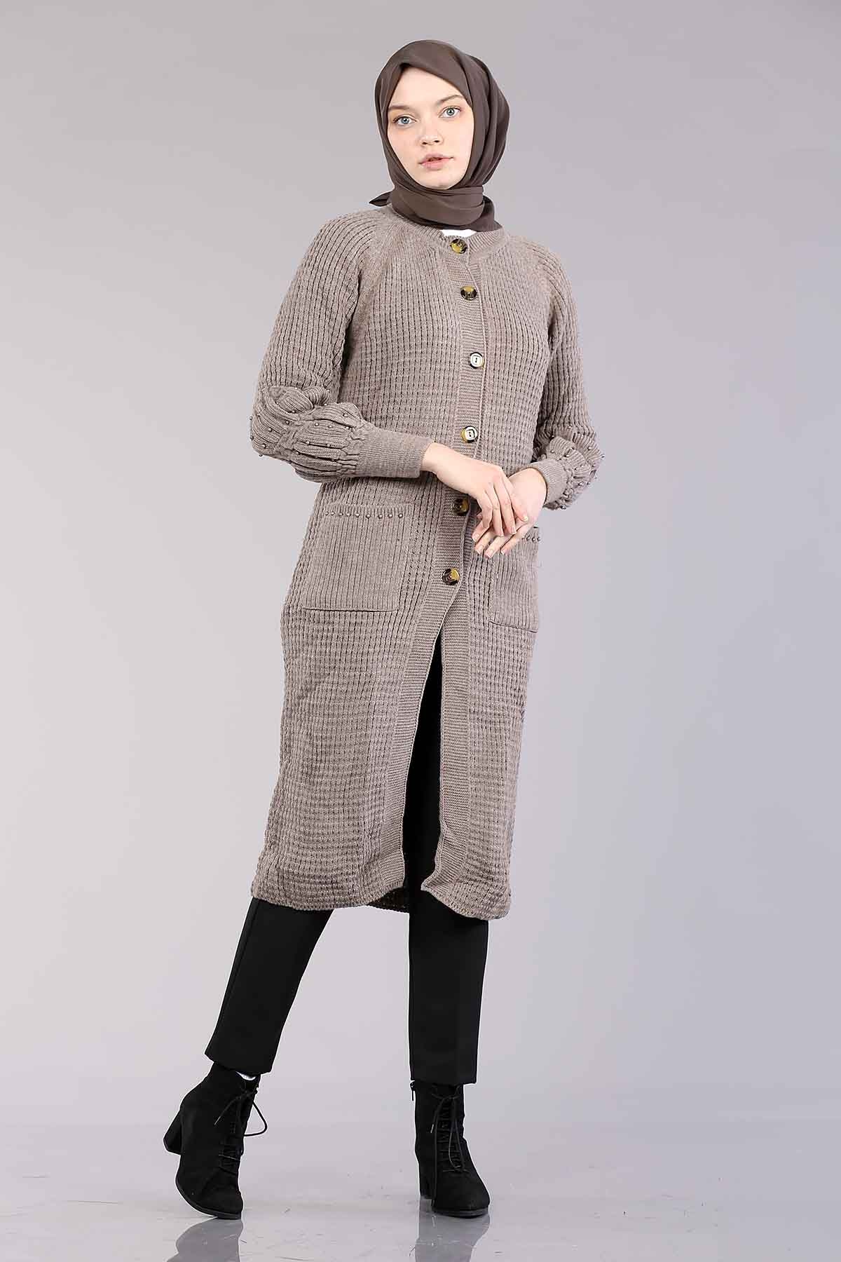 10250 Uzun Hirka Tek - Bej - 1