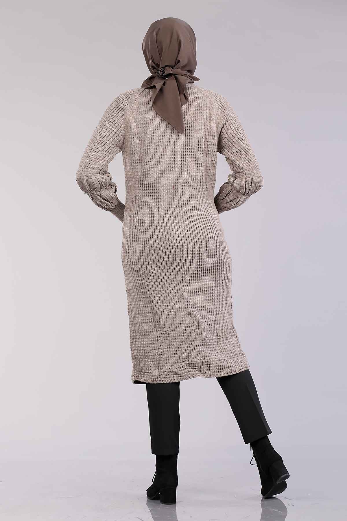 10250 Uzun Hirka Tek - Bej - 3