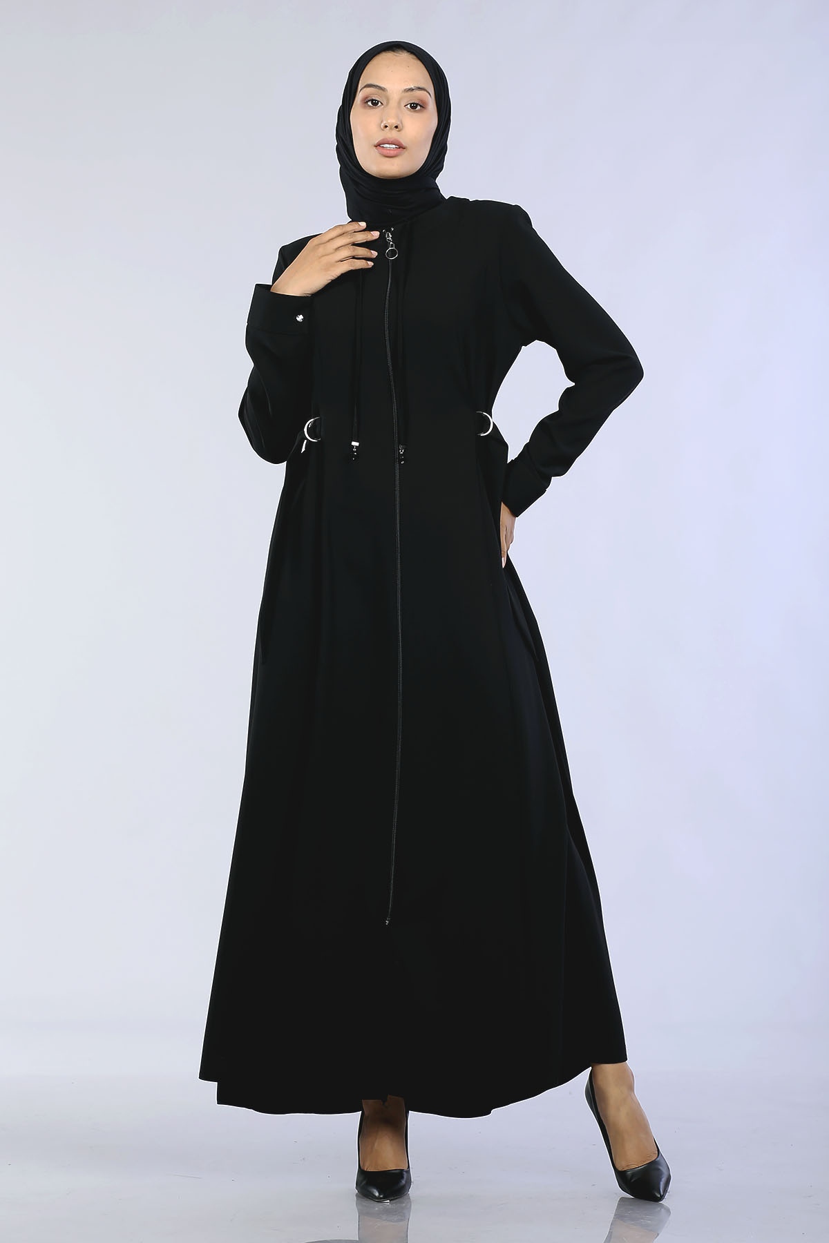 1026 Ferace 42-52 Seval Ptk - Siyah - 1