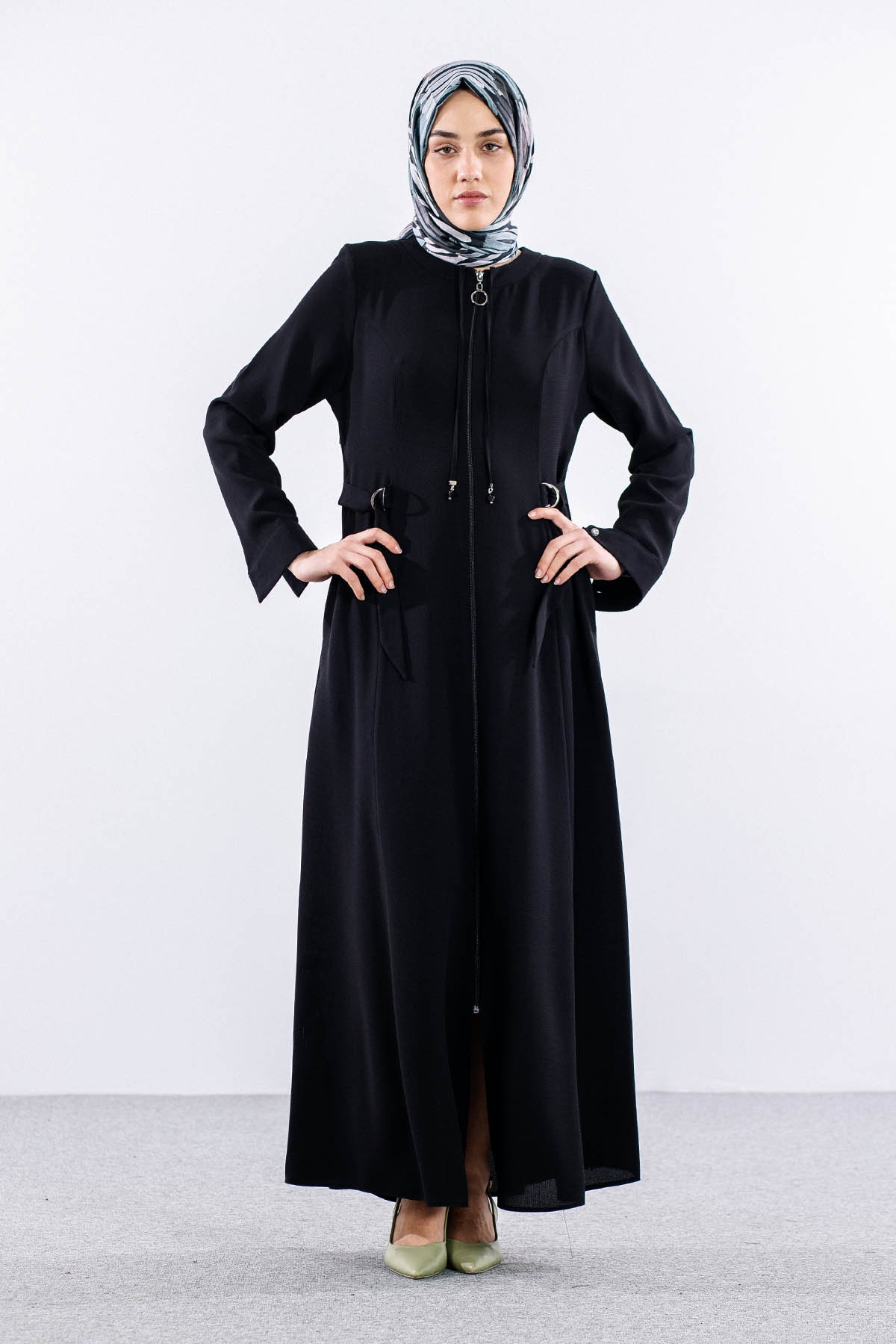 1026 Ferace 42-52 Svl Ptk - Siyah - 2