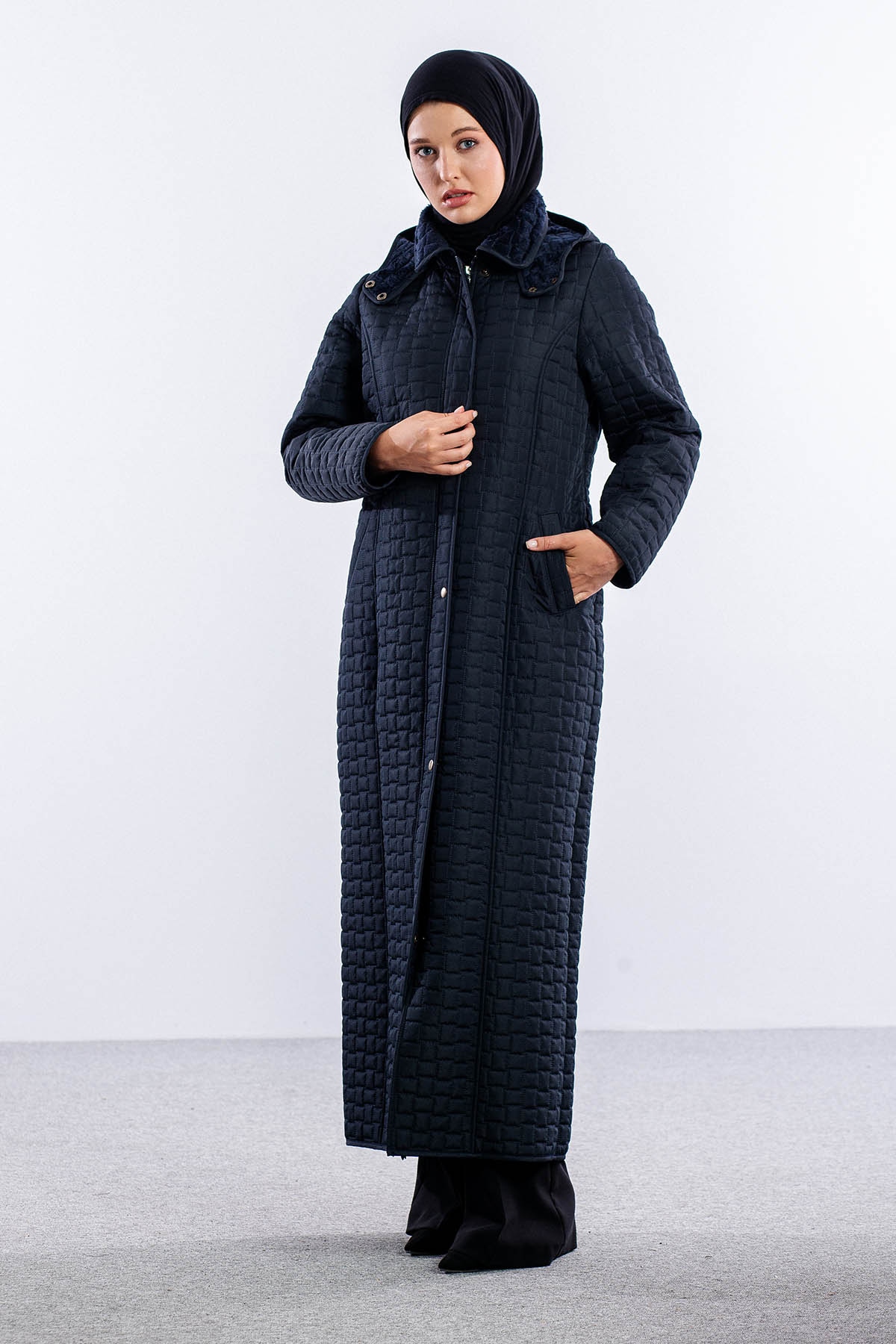 1034 Takim 44-50 Fitil Kumas Zimbali - Lacivert - 2