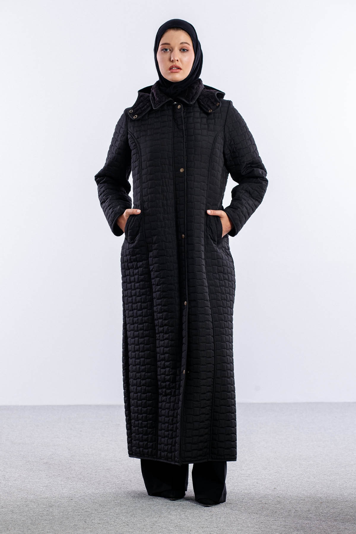 1034 Takim 44-50 Fitil Kumas Zimbali - Siyah - 1