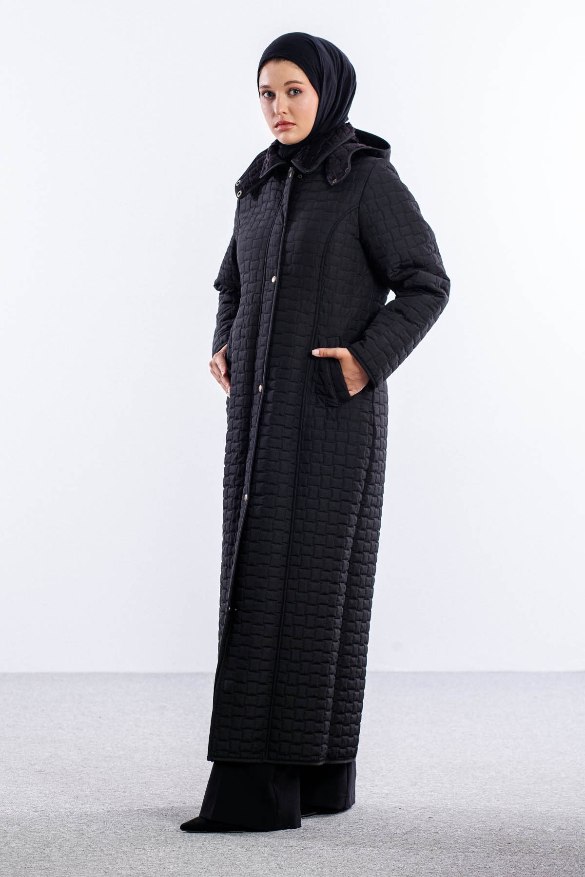 1034 Takim 44-50 Fitil Kumas Zimbali - Siyah - 4