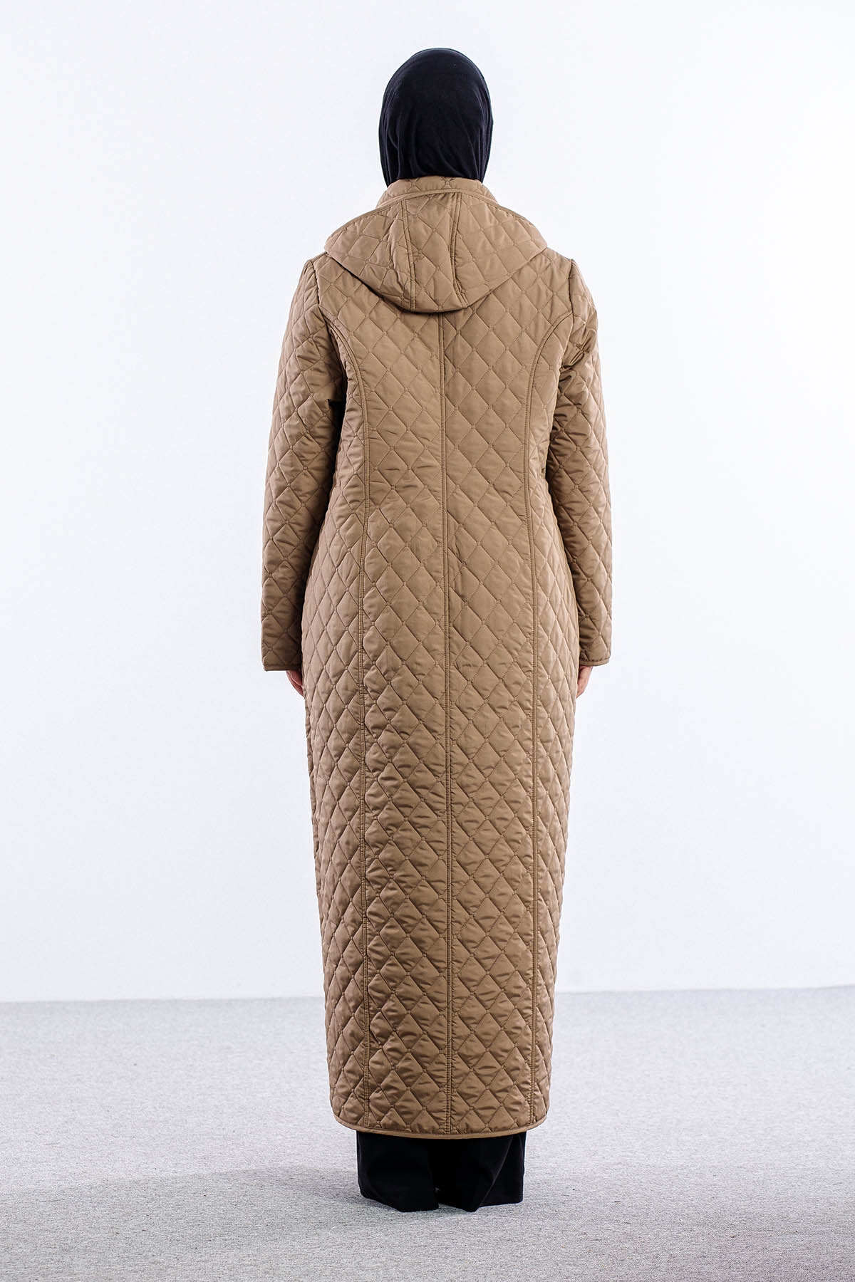 1035 Kapitone Kap 44-50 Uzun - Camel - 4