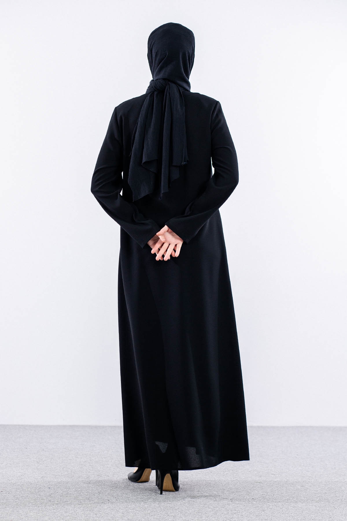 1037 Ferace 46-56 Aylin Ptk - Siyah  - - 5