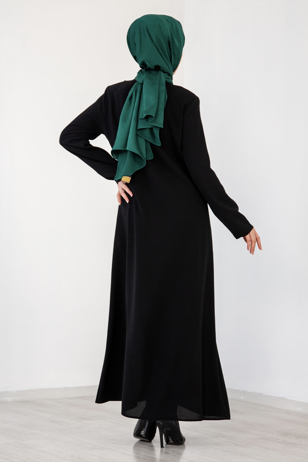 1037 Ferace 46-56 Ptk - Siyah - 4