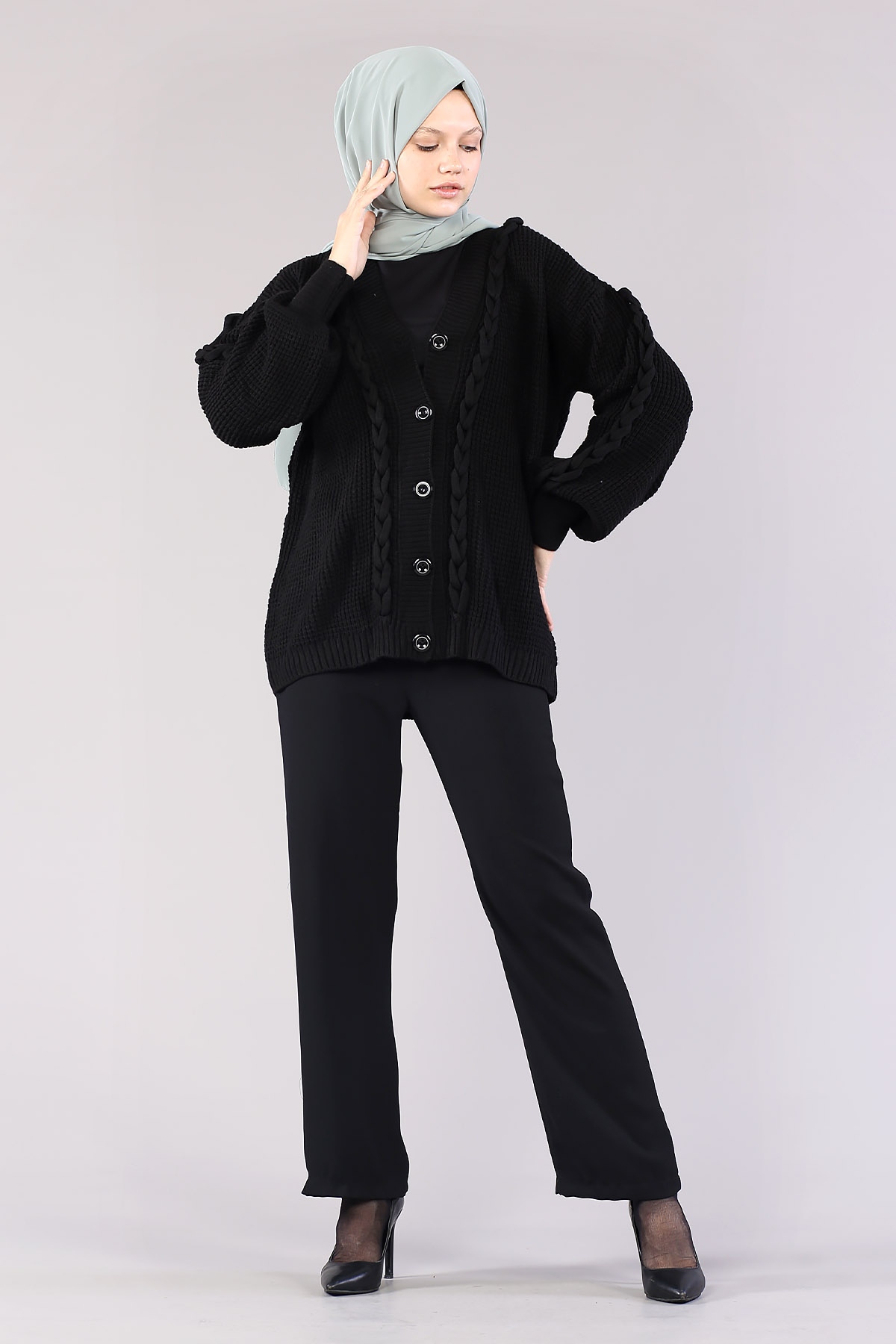 10379 Hirka Tek - Siyah - 1