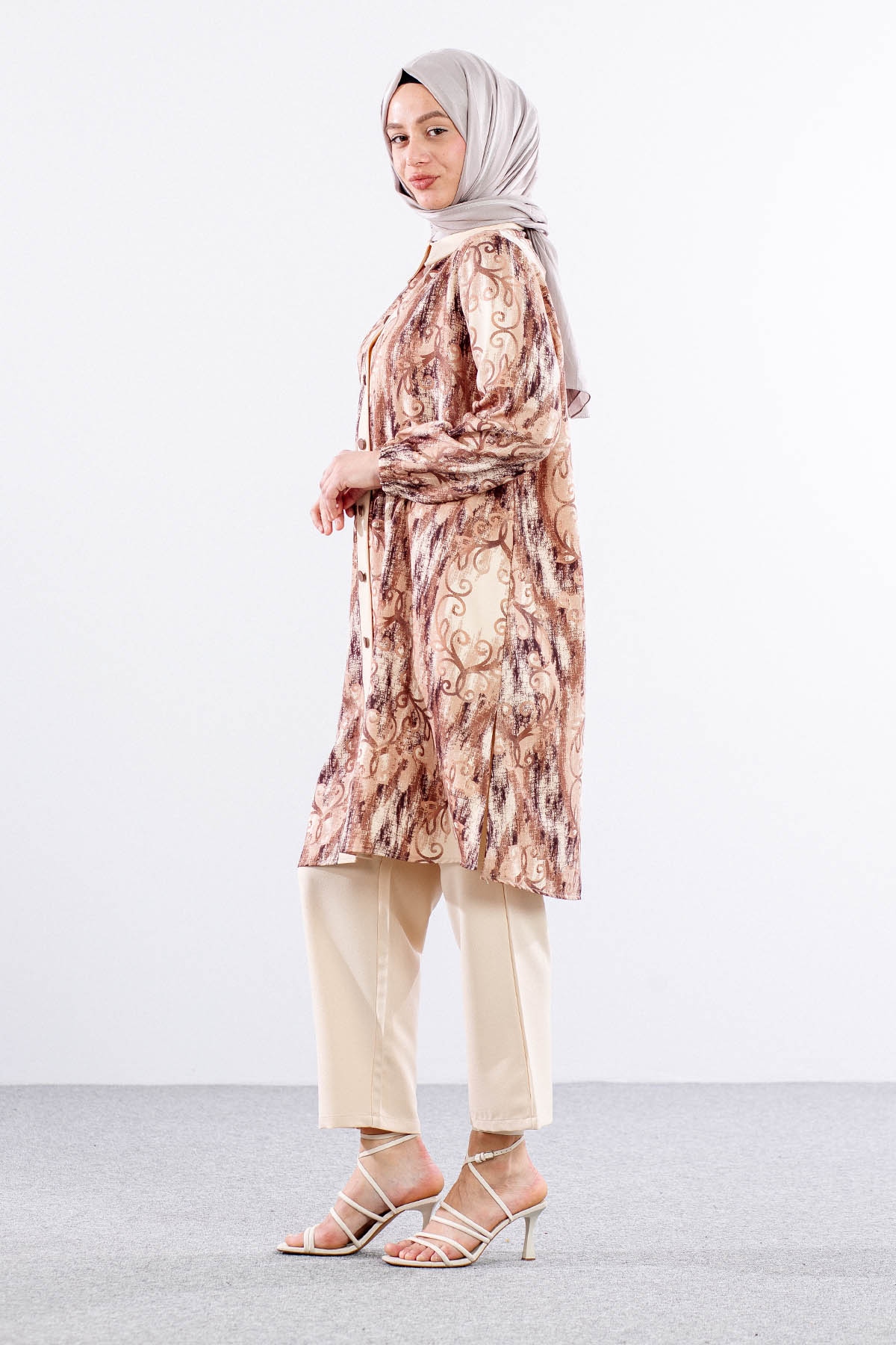 1068 Takim 44-50 Dsn - Bej - 4