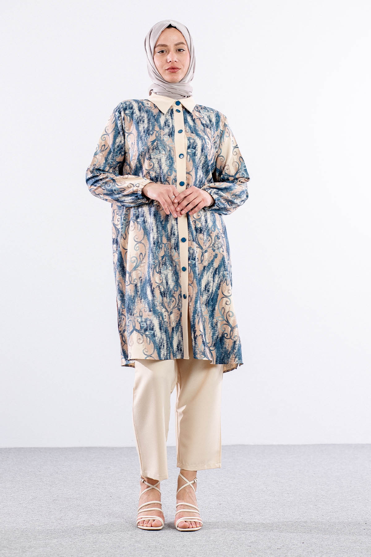 1068 Takim 44-50 Dsn - Mavi - 1