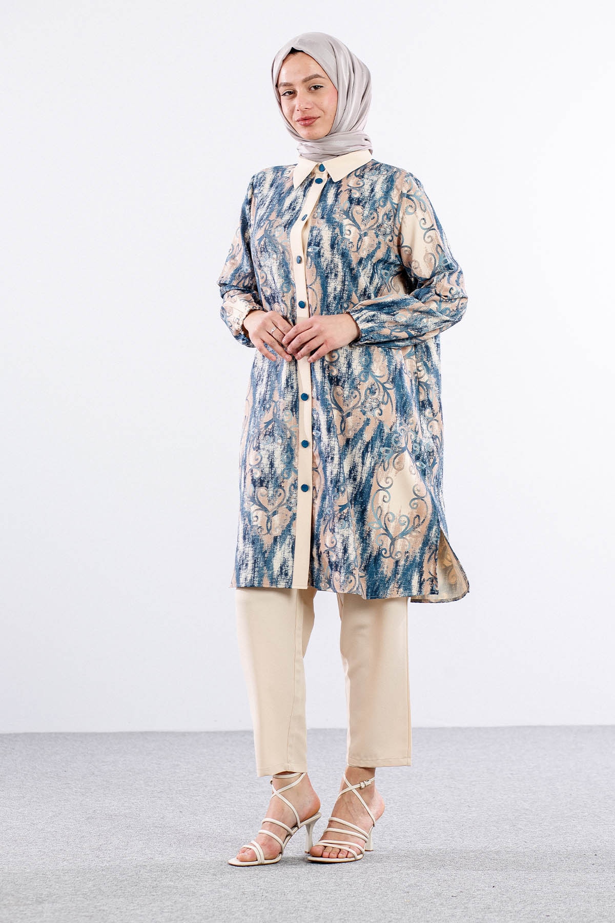 1068 Takim 44-50 Dsn - Mavi - 2