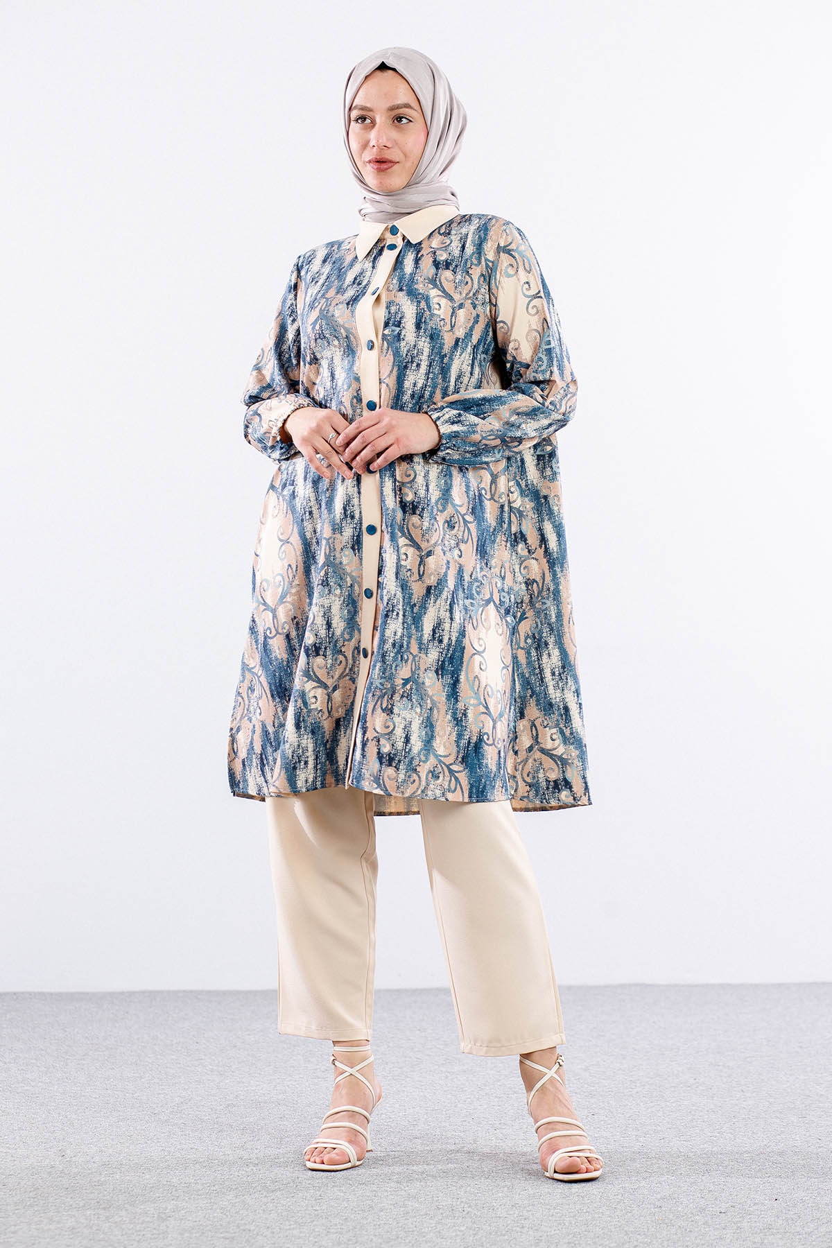 1068 Takim 44-50 Dsn - Mavi - 3