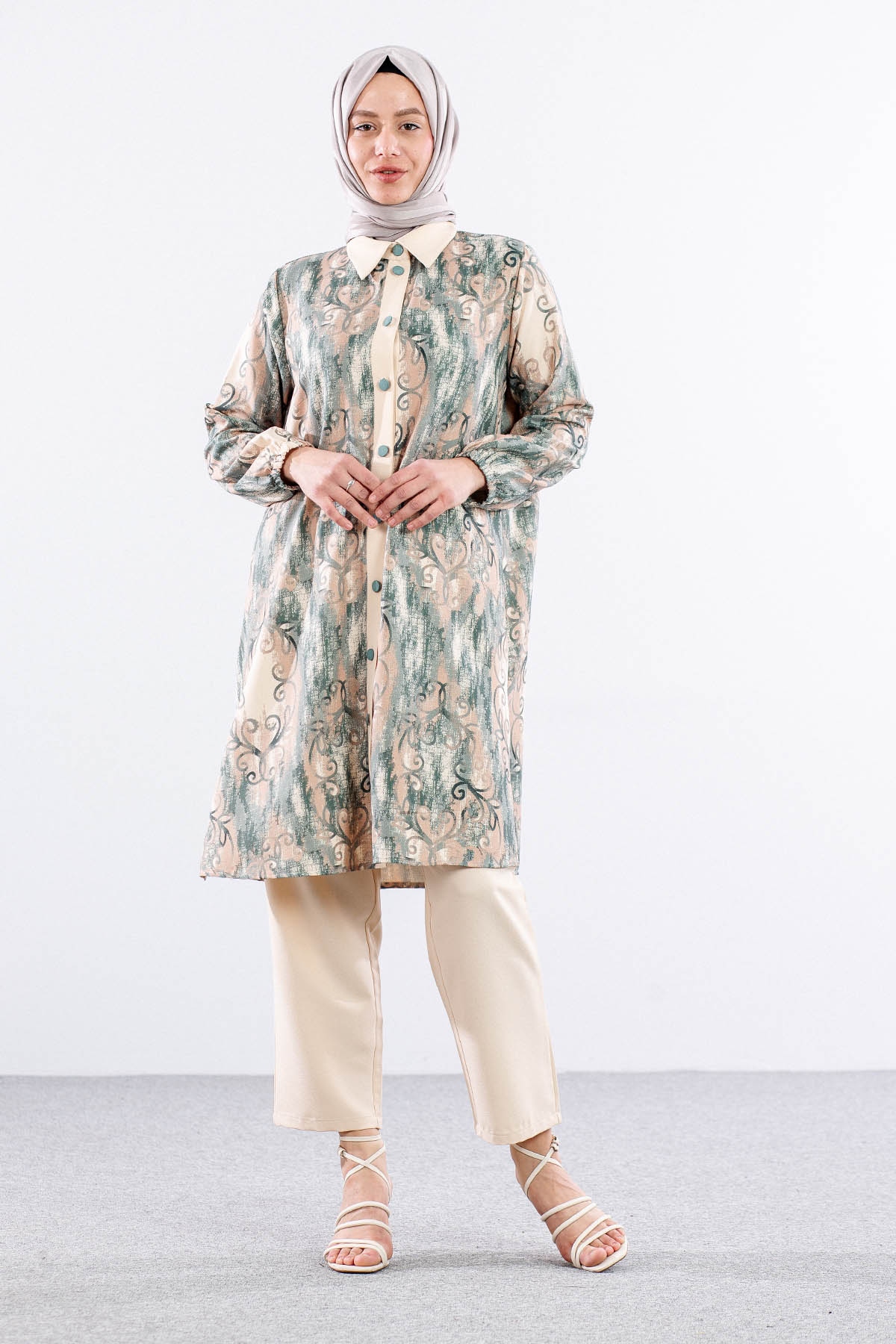 1068 Takim 44-50 Dsn - Yesil - 1