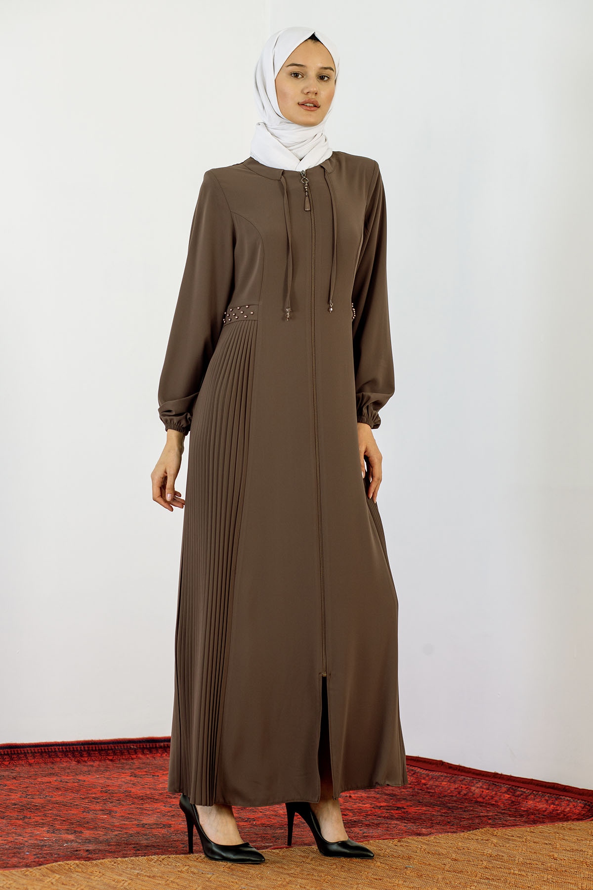 1072 Ferace 44-54 - Kahve - 2