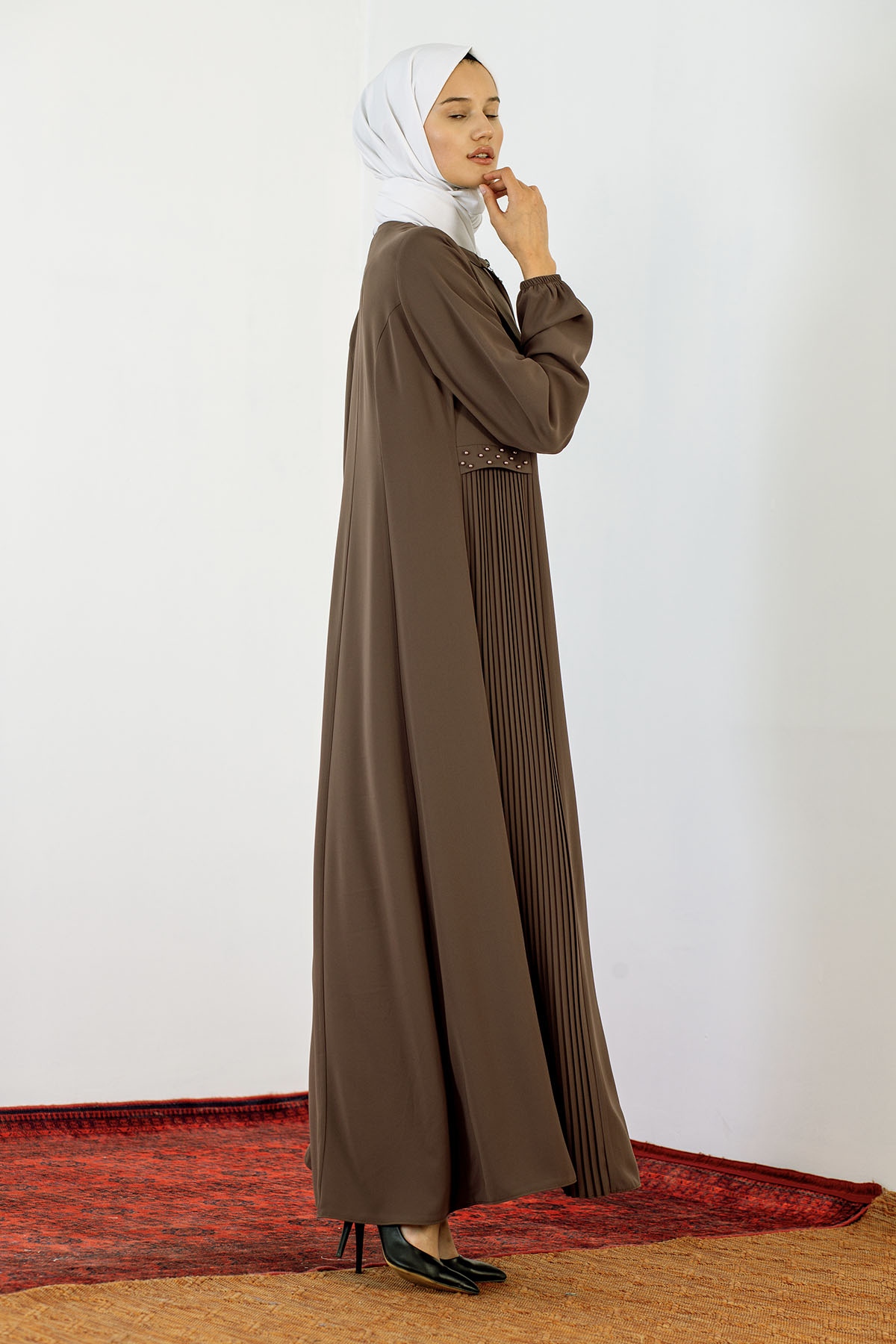 1072 Ferace 44-54 - Kahve - 3