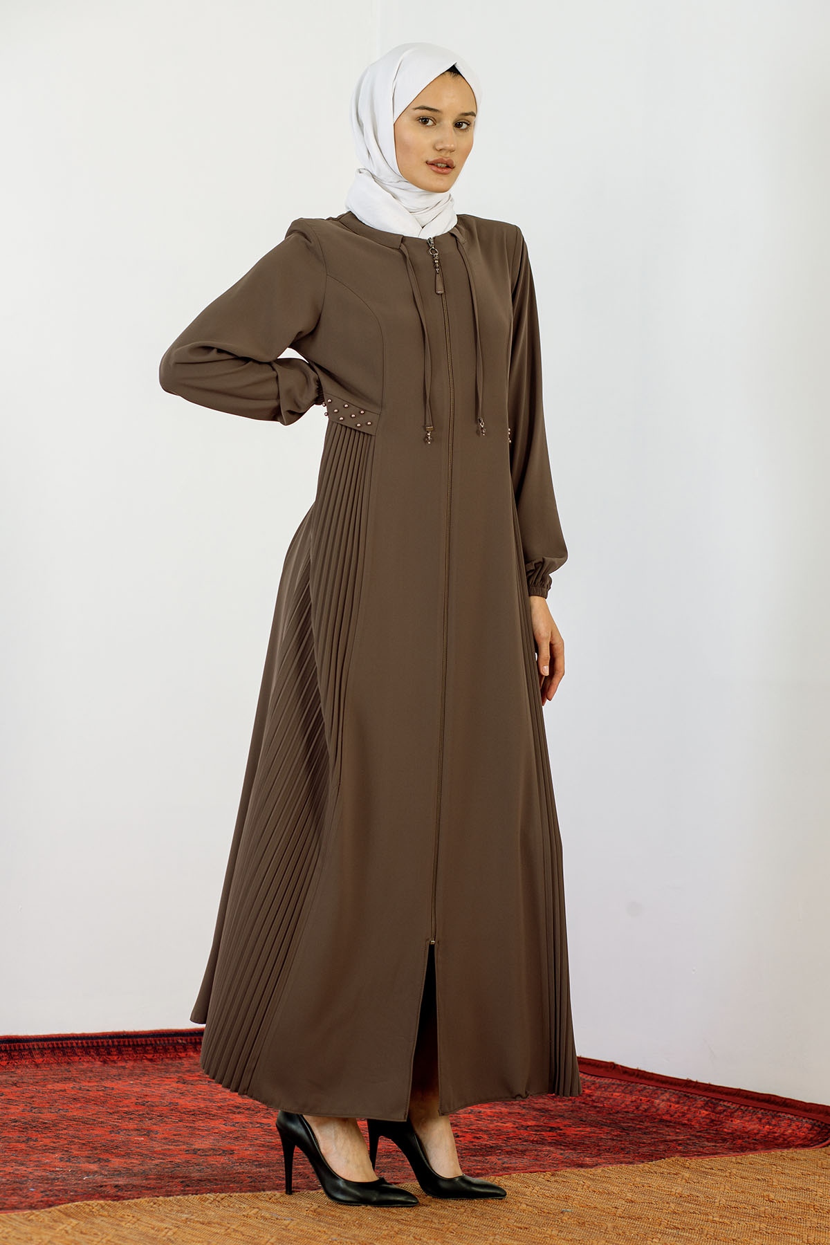 1072 Ferace 44-54 - Kahve - 4