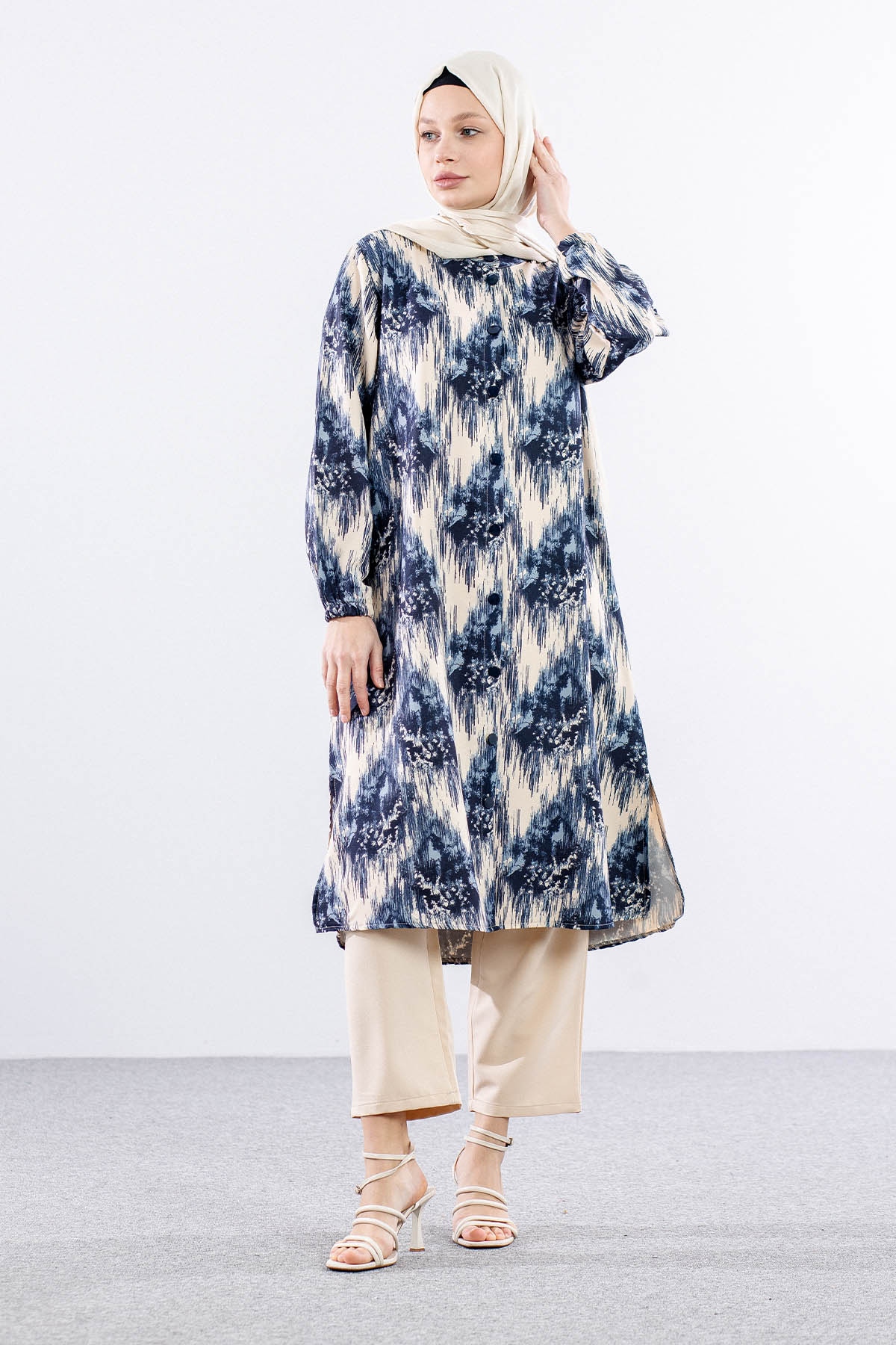 1072 Takim 44-50 Dsn - Lacivert - 2