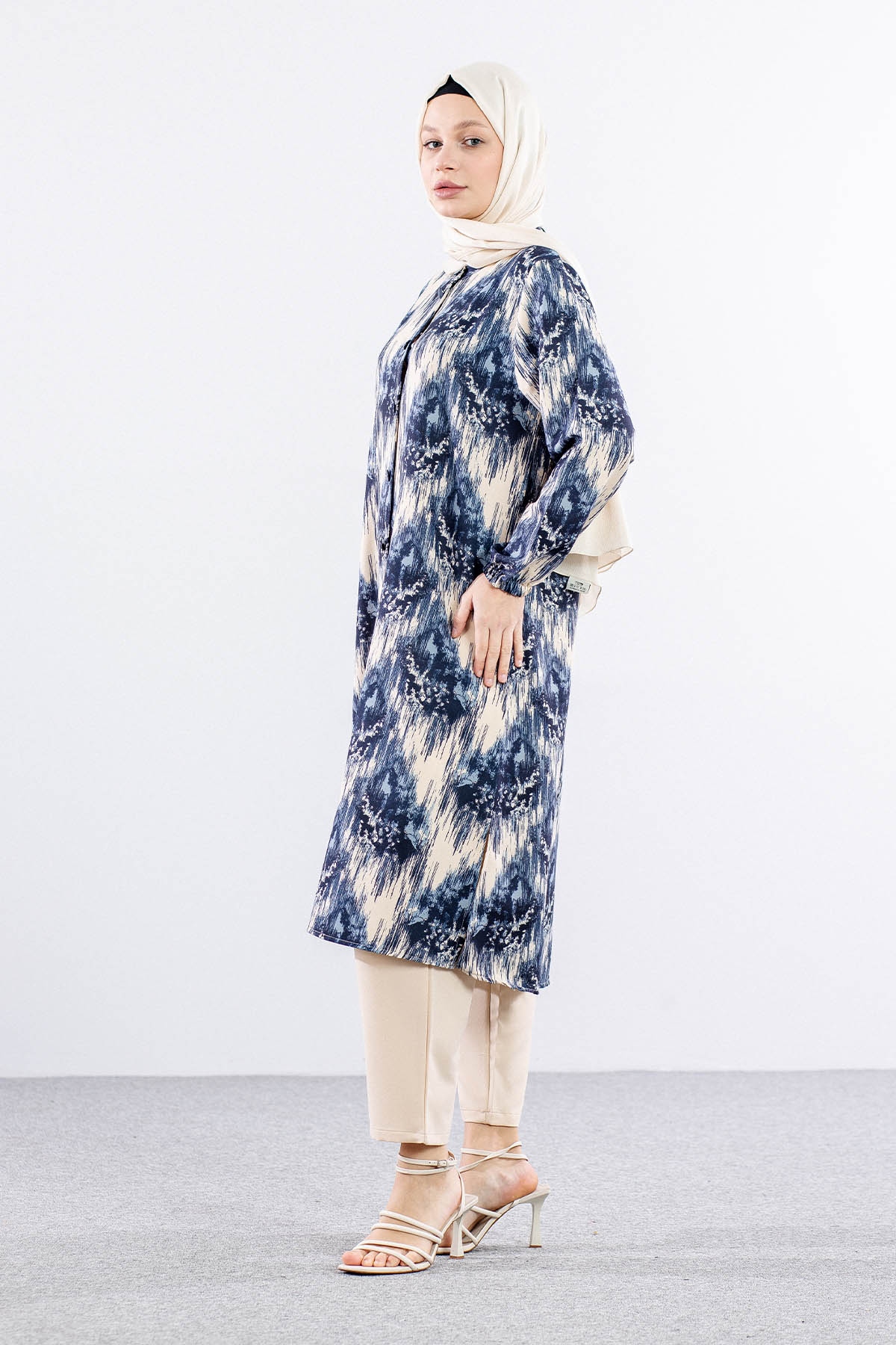 1072 Takim 44-50 Dsn - Lacivert - 4