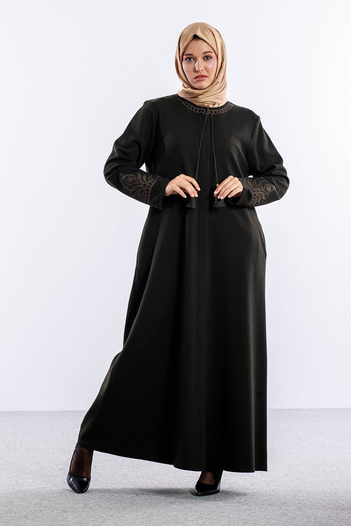 1075 Ferace 46-56 Sakine Luna Kis - Haki - 1